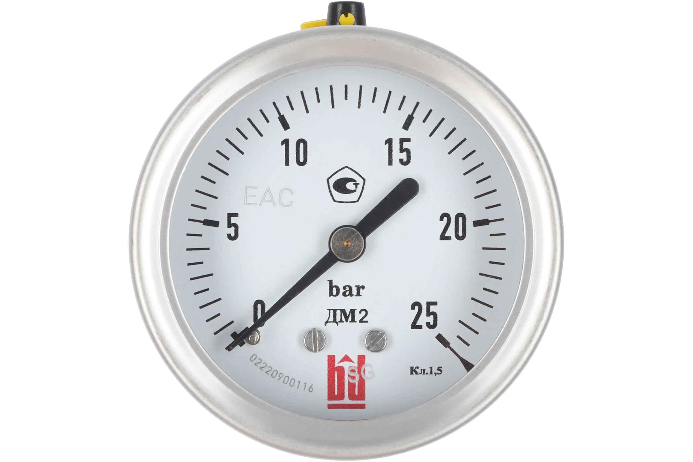 Манометр ДМ 2 063 Т (0-25) бар, кл.1.5, G1/4", DIN CASE BD 1152100029