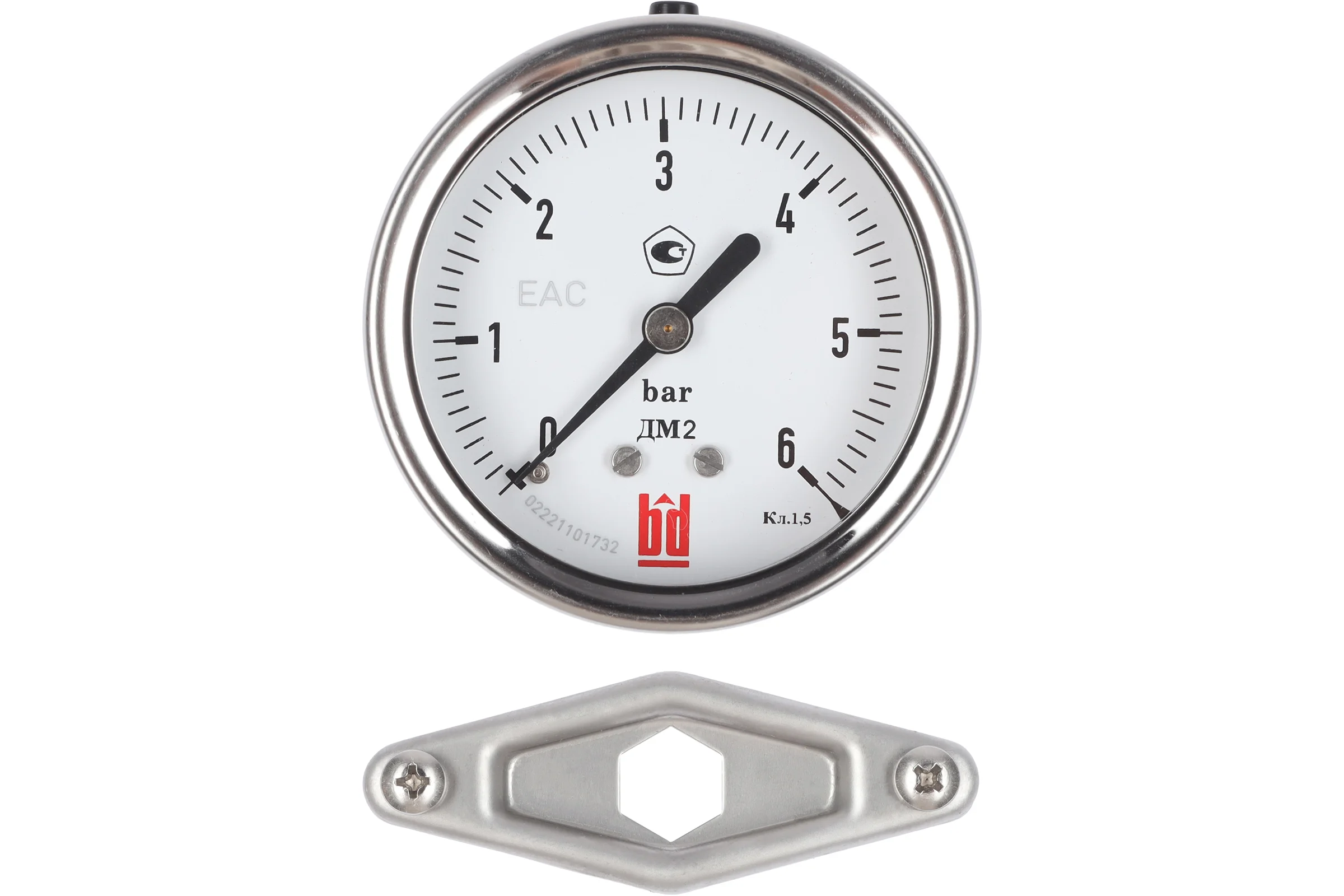 Манометр ДМ 2 063 ТС (0-6) бар, кл.1.5, G1/4" BD 1152100020