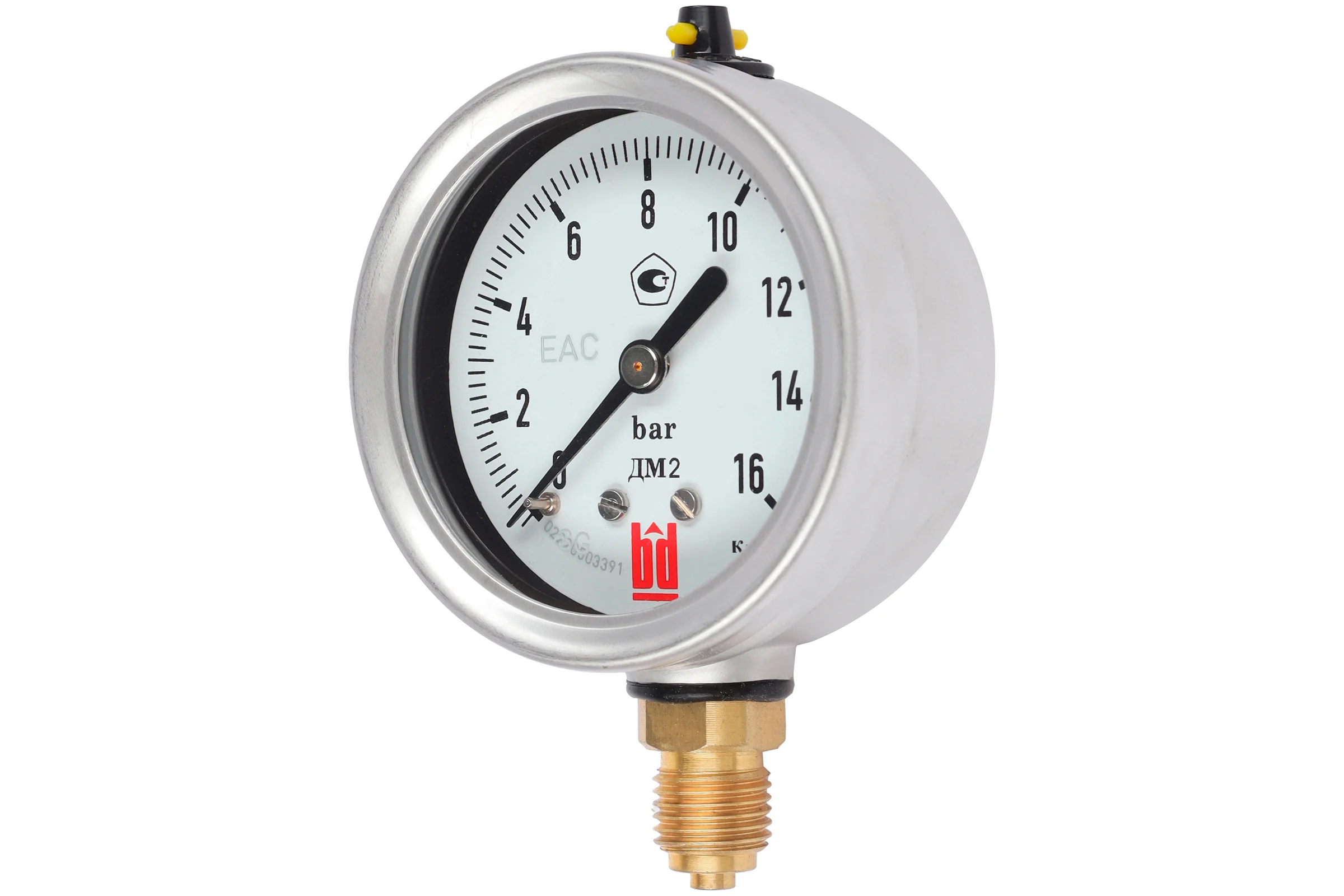 Манометр ДМ 2 063 Р (0-16) бар, кл.1.5, G1/4", DIN CASE BD 1152100024