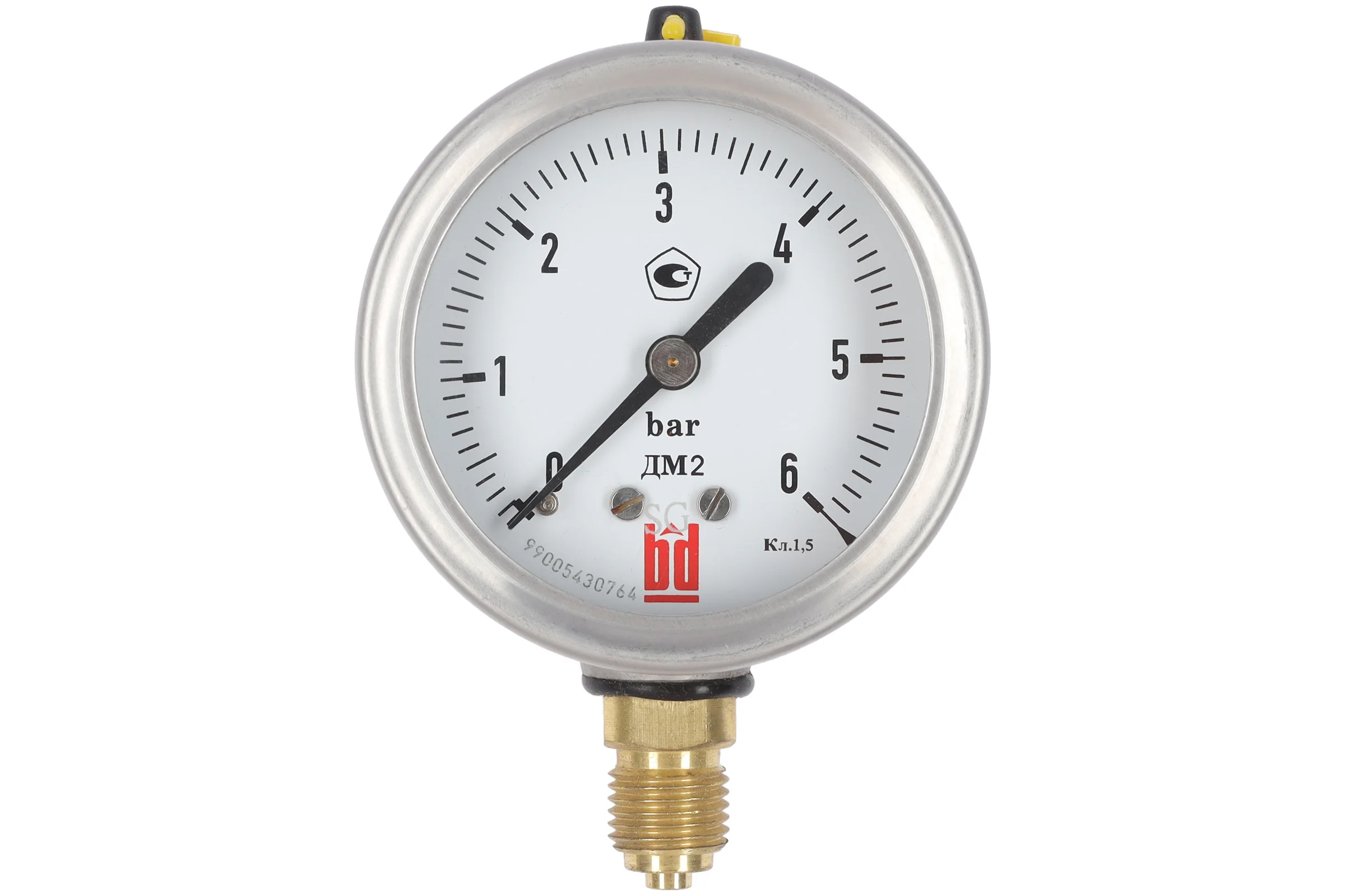 Манометр ДМ 2 063 Р (0-6) бар, кл.1.5, G1/4" DIN CASE BD 1152100026