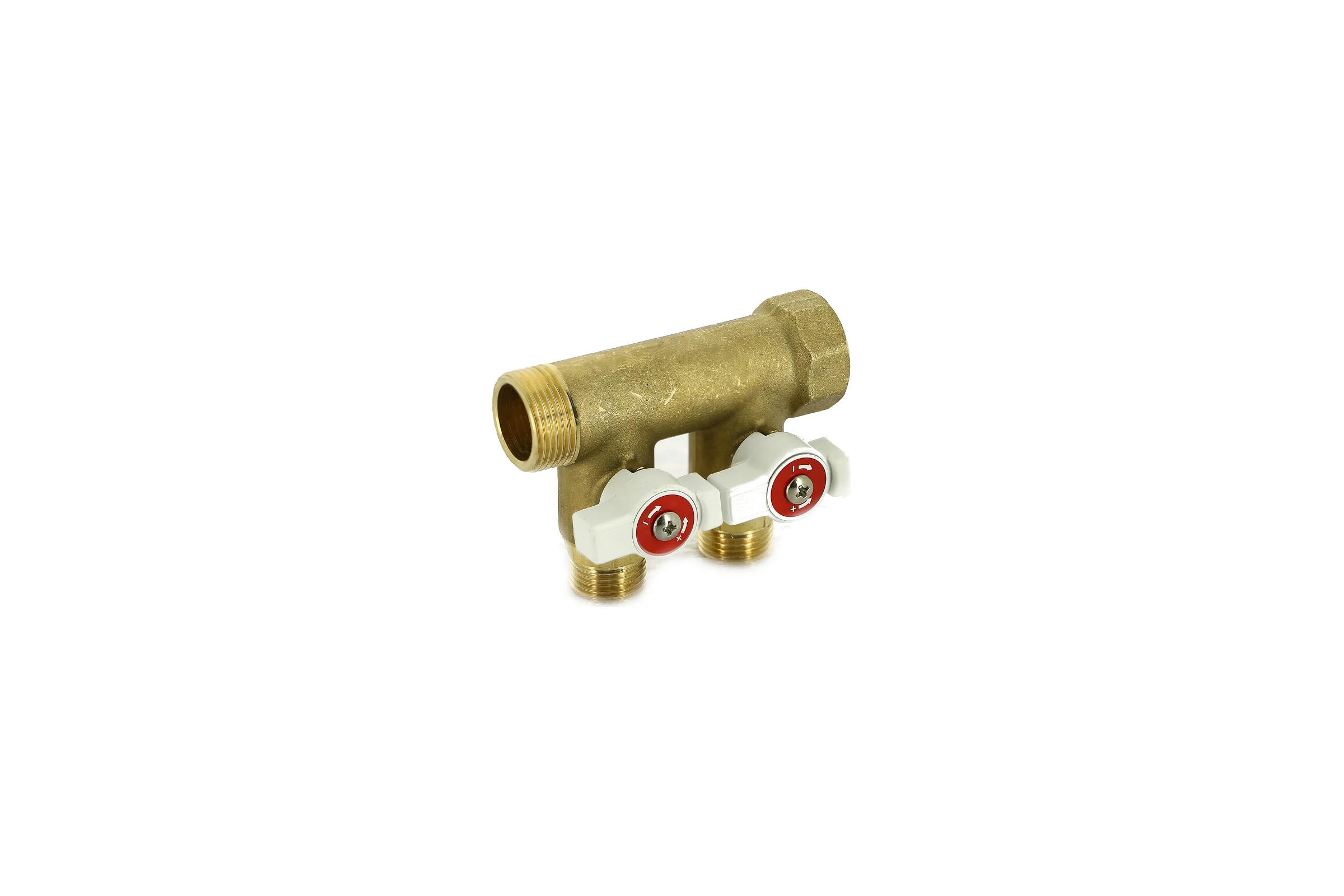 Коллектор НВ 1 2х1/2 Н 40мм с кранами Uni-Fitt 424G4220