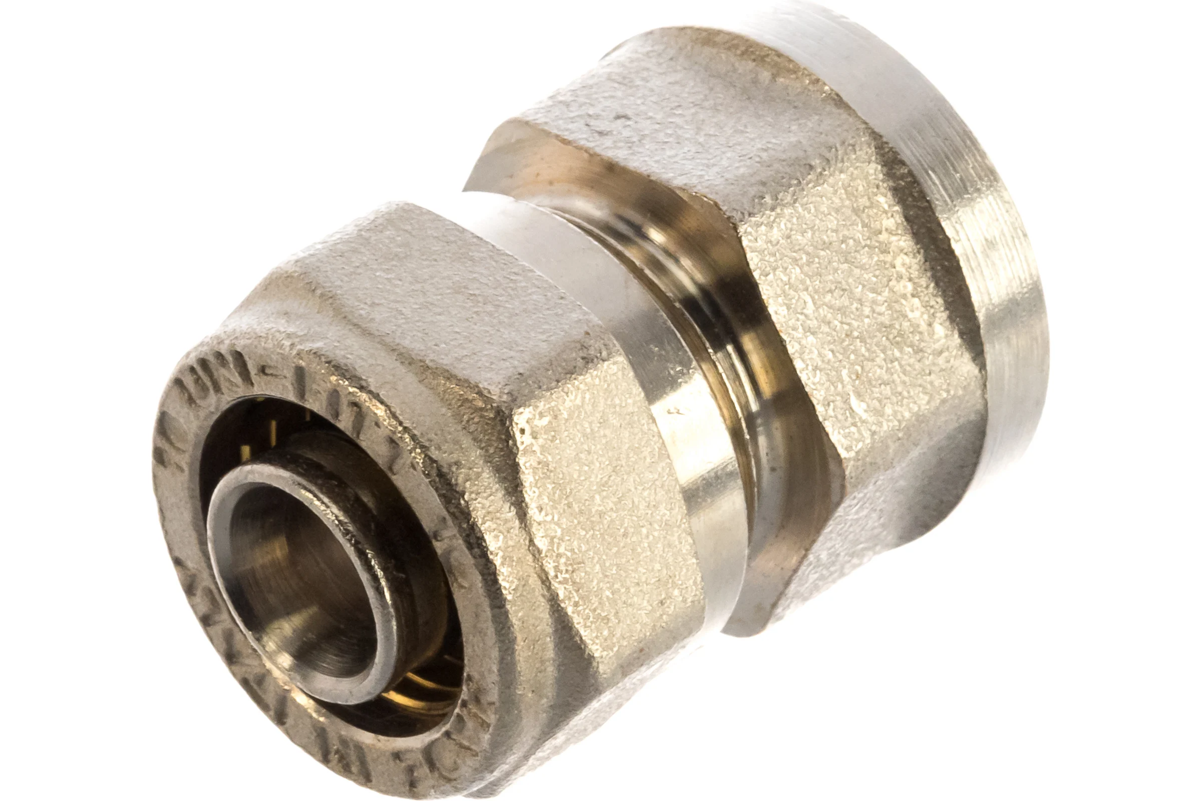 Обжимная муфта - В 16х1/2 никелированная Uni-Fitt 661N6200