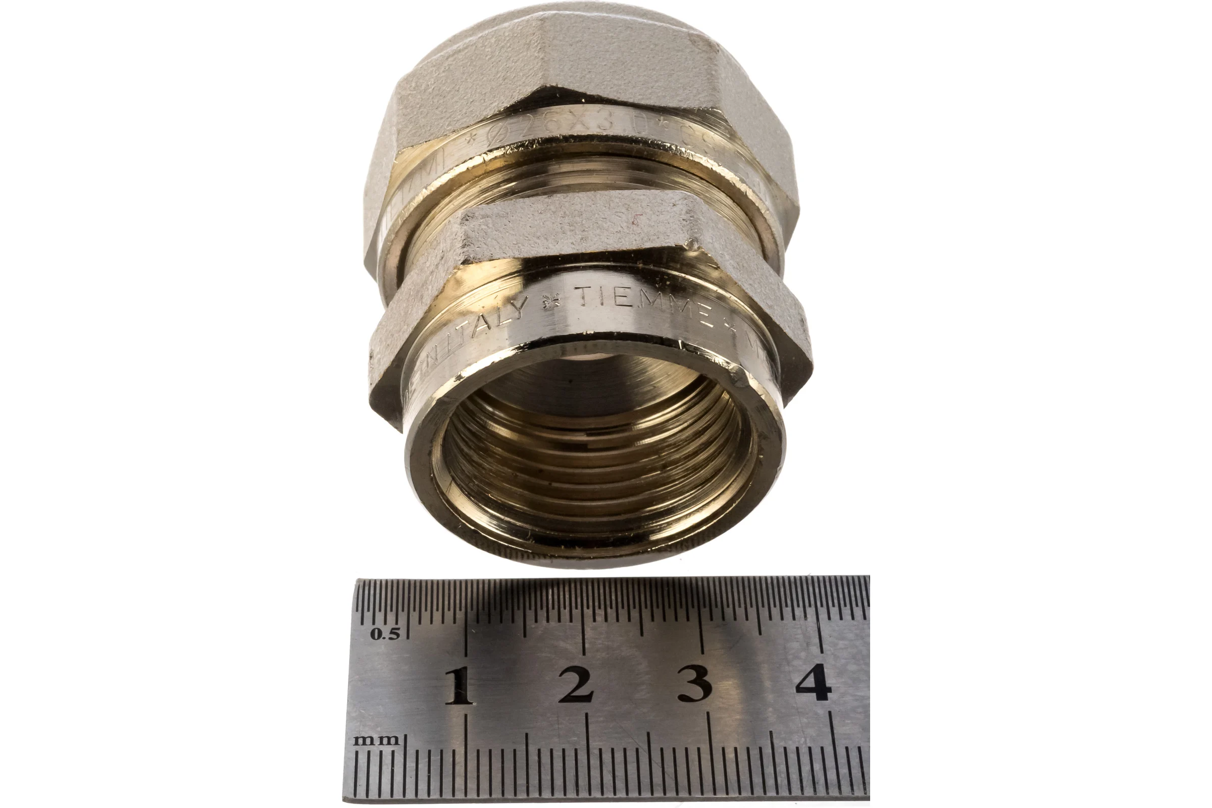 Обжимная муфта - В 26х3/4 никелированная Uni-Fitt 661N8300