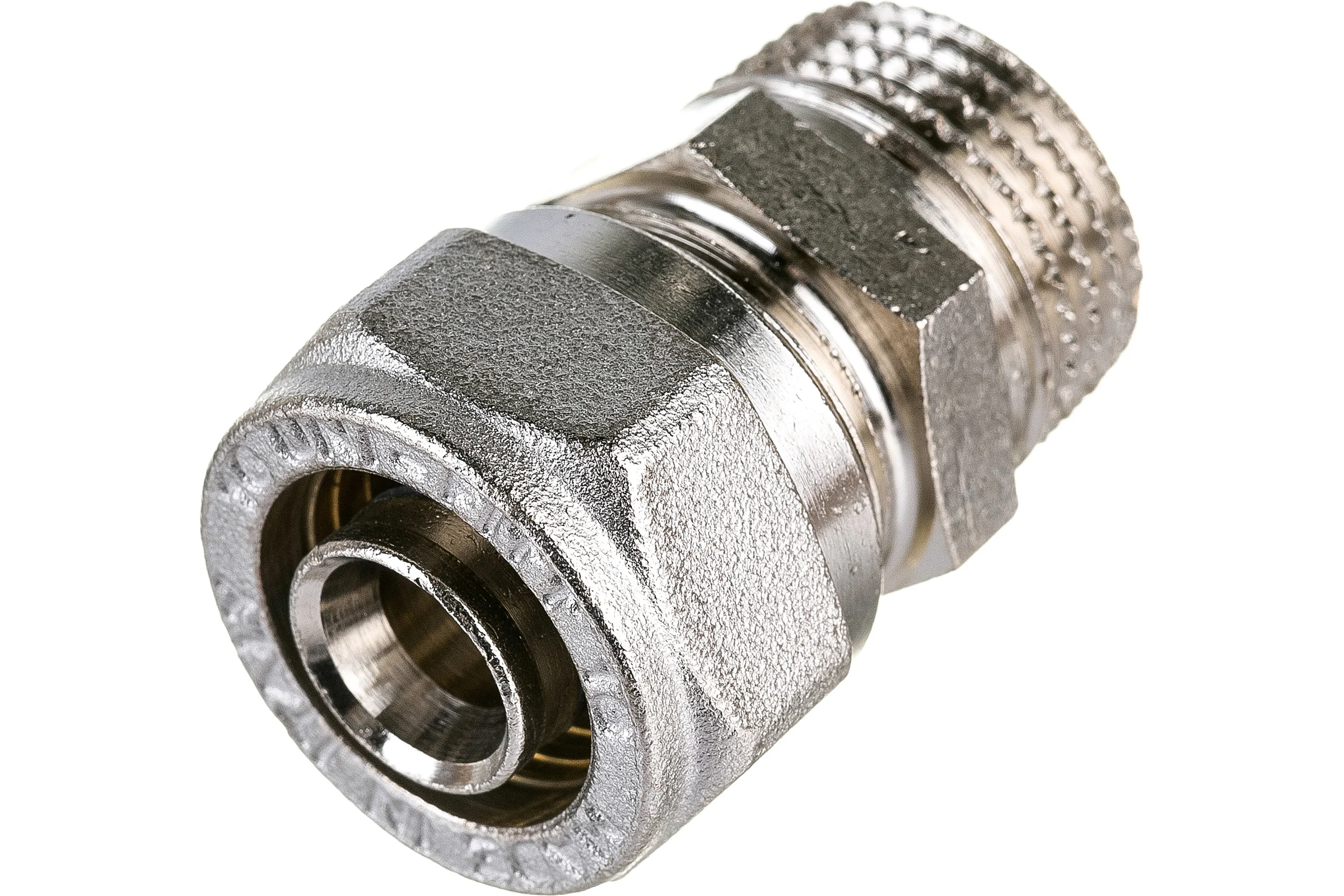 Обжимная муфта - Н 16х1/2 никелированная Uni-Fitt 662N6200
