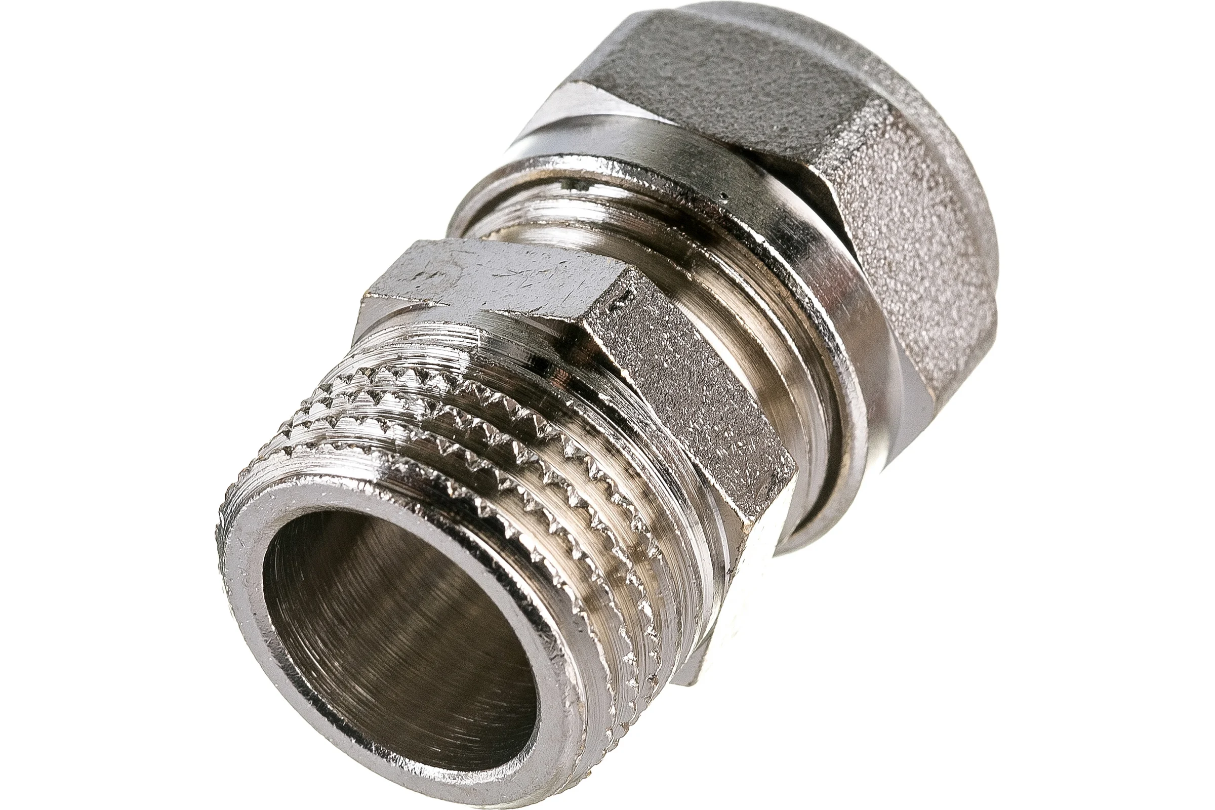 Обжимная муфта - Н 16х1/2 никелированная Uni-Fitt 662N6200