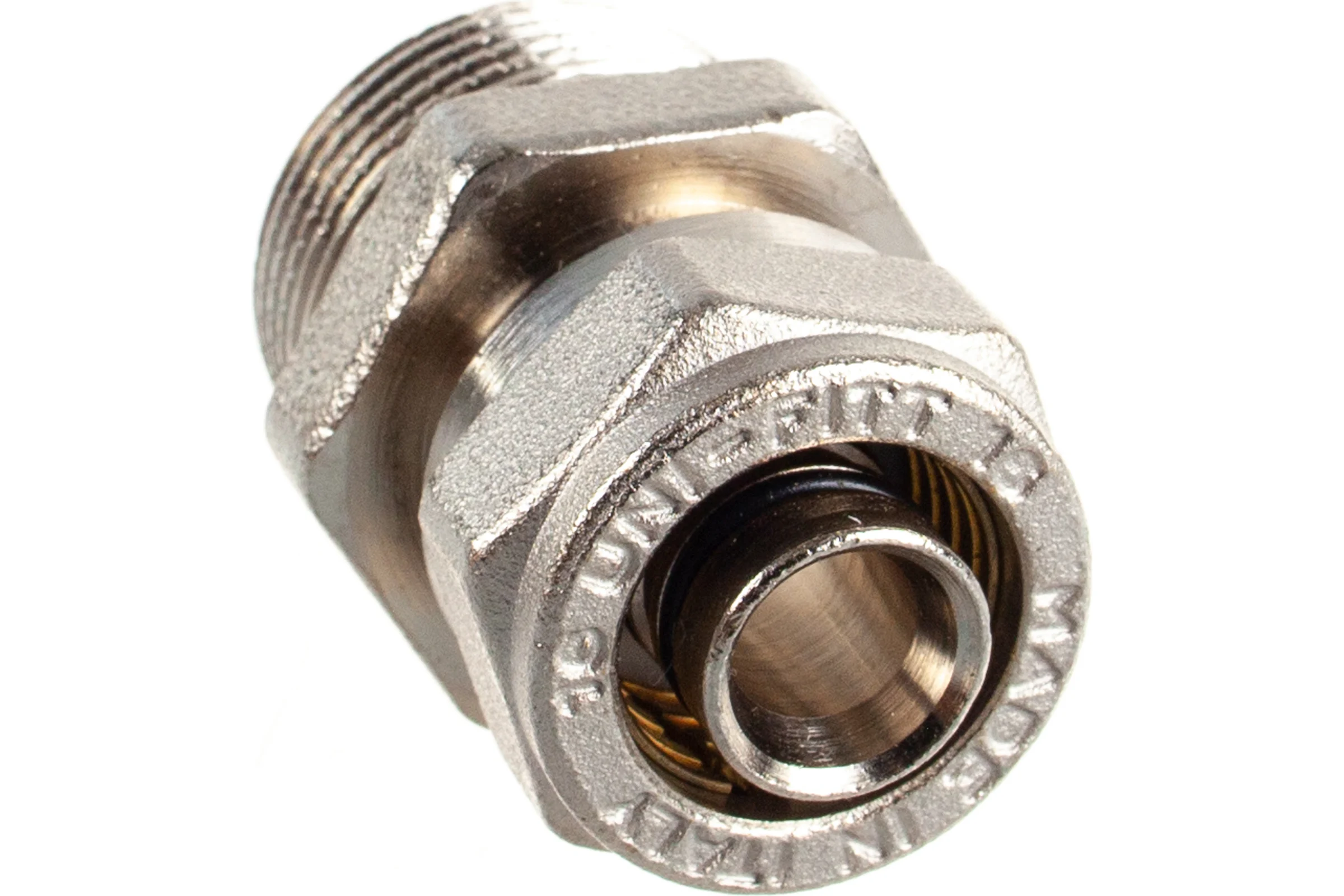 Обжимная муфта - Н 16х3/4 никелированная Uni-Fitt 662N6300