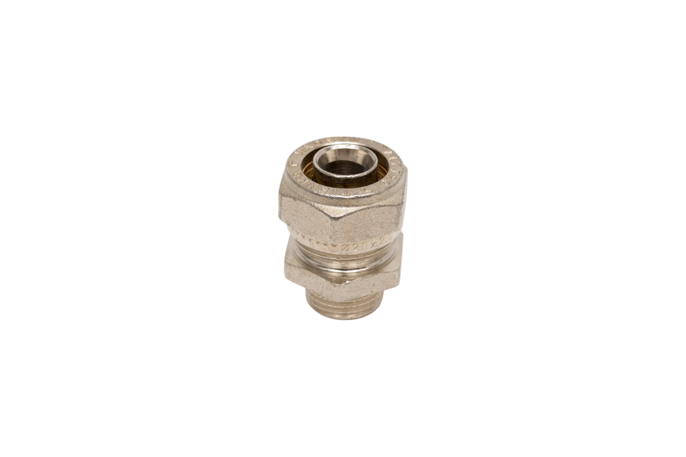 Обжимная муфта - Н 20х1/2 никелированная Uni-Fitt 662N7200