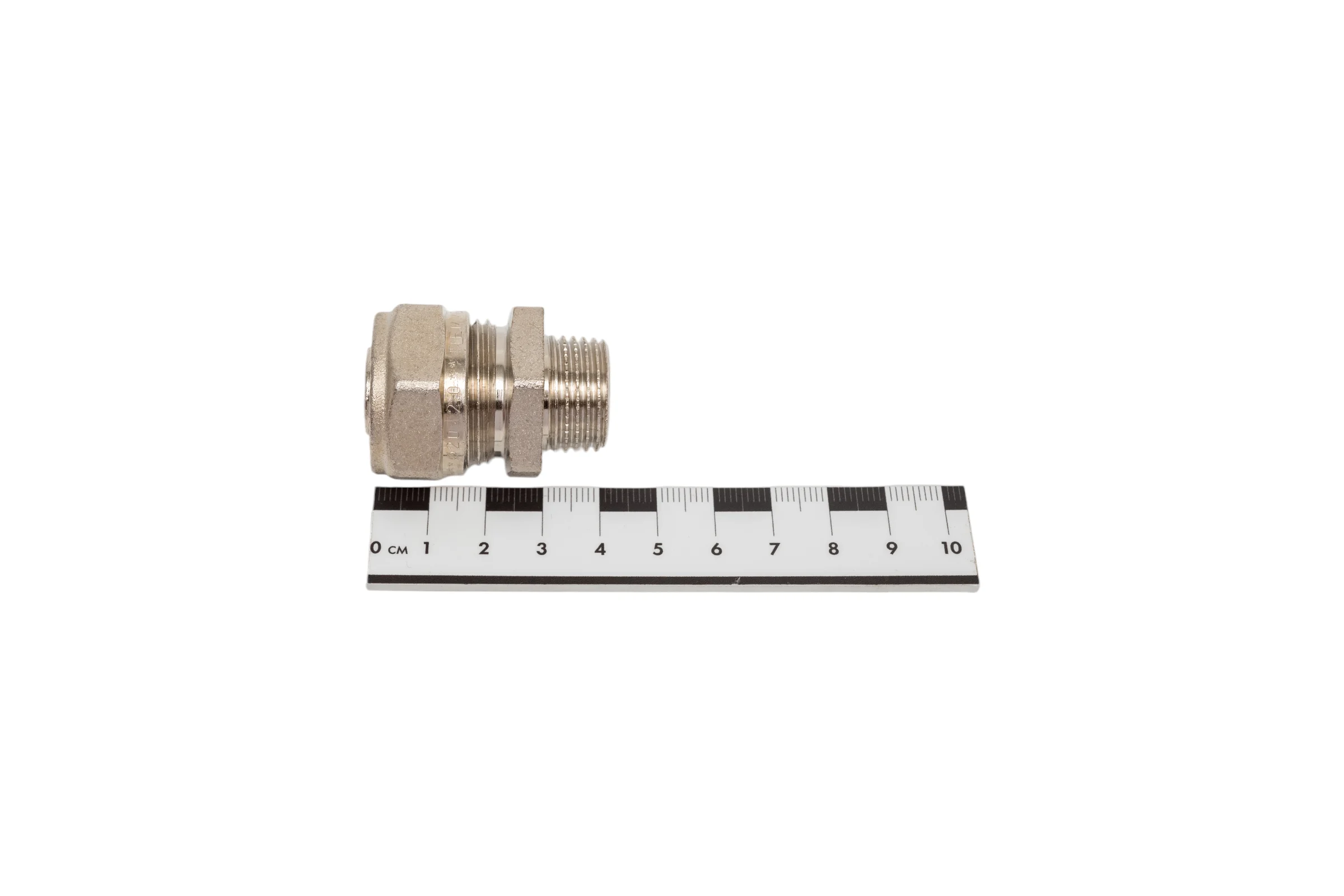 Обжимная муфта - Н 20х1/2 никелированная Uni-Fitt 662N7200