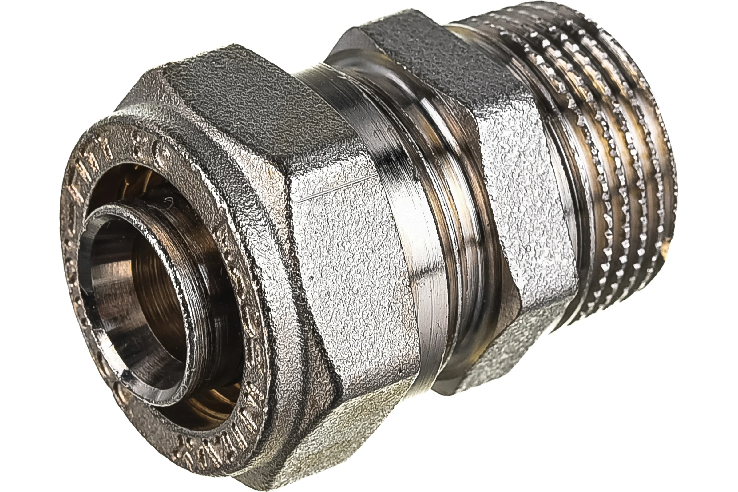 Обжимная муфта - Н 20х3/4 никелированная Uni-Fitt 662N7300