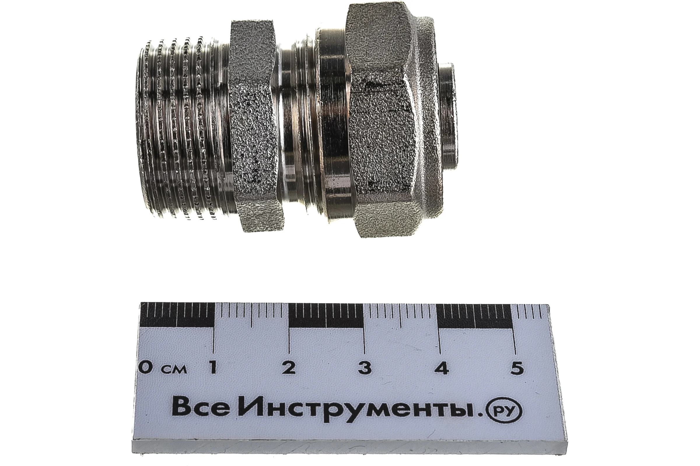 Обжимная муфта - Н 20х3/4 никелированная Uni-Fitt 662N7300