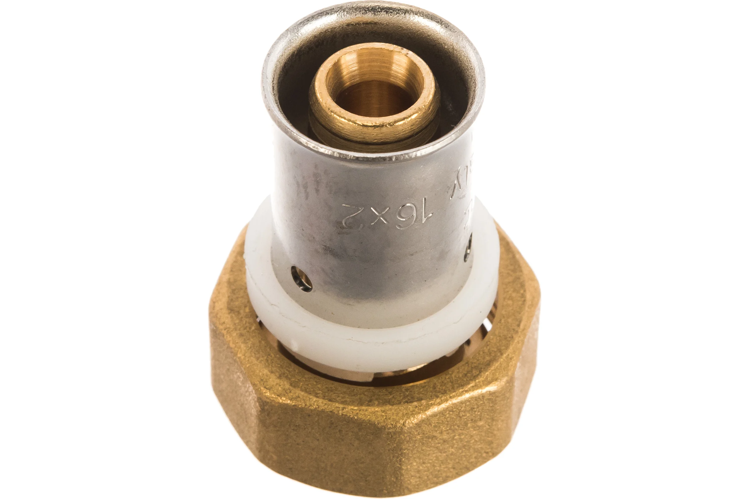 Пресс-муфта - В 16x3/4 с накидной гайкой Uni-Fitt 714G6300