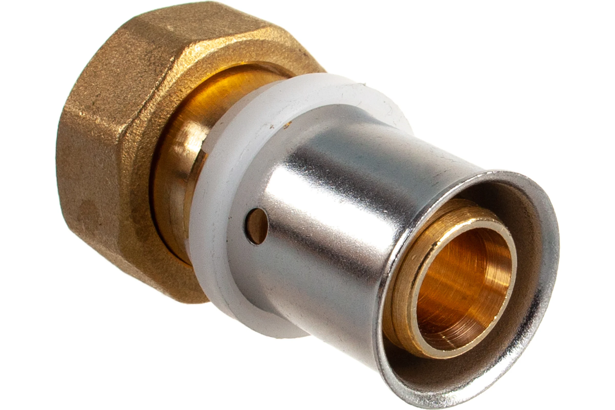 Пресс-муфта - В 20x3/4 с накидной гайкой Uni-Fitt 714G7300