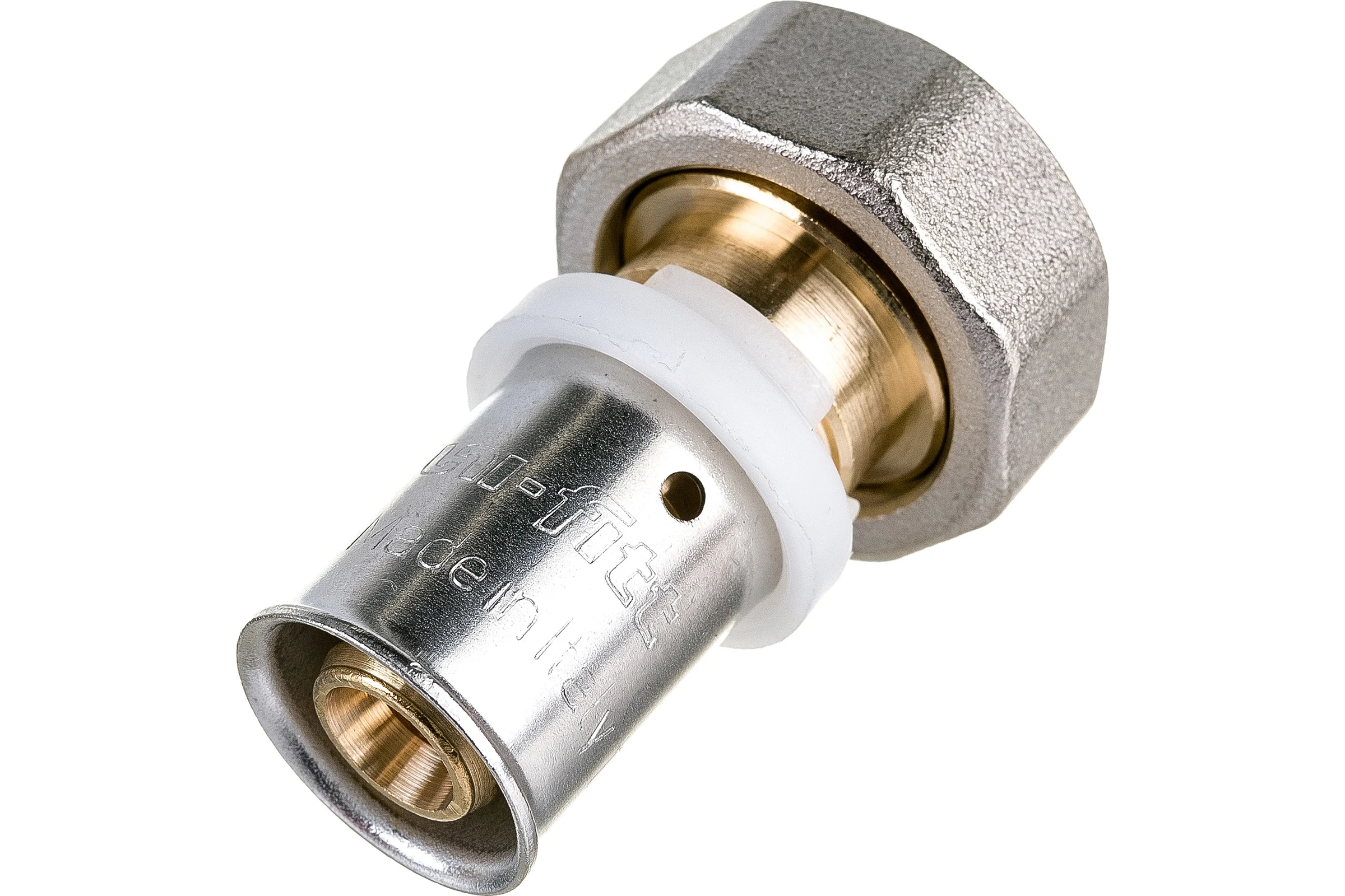 Пресс-муфта - В 16x3/4EK с накидной гайкой Uni-Fitt 713G6300