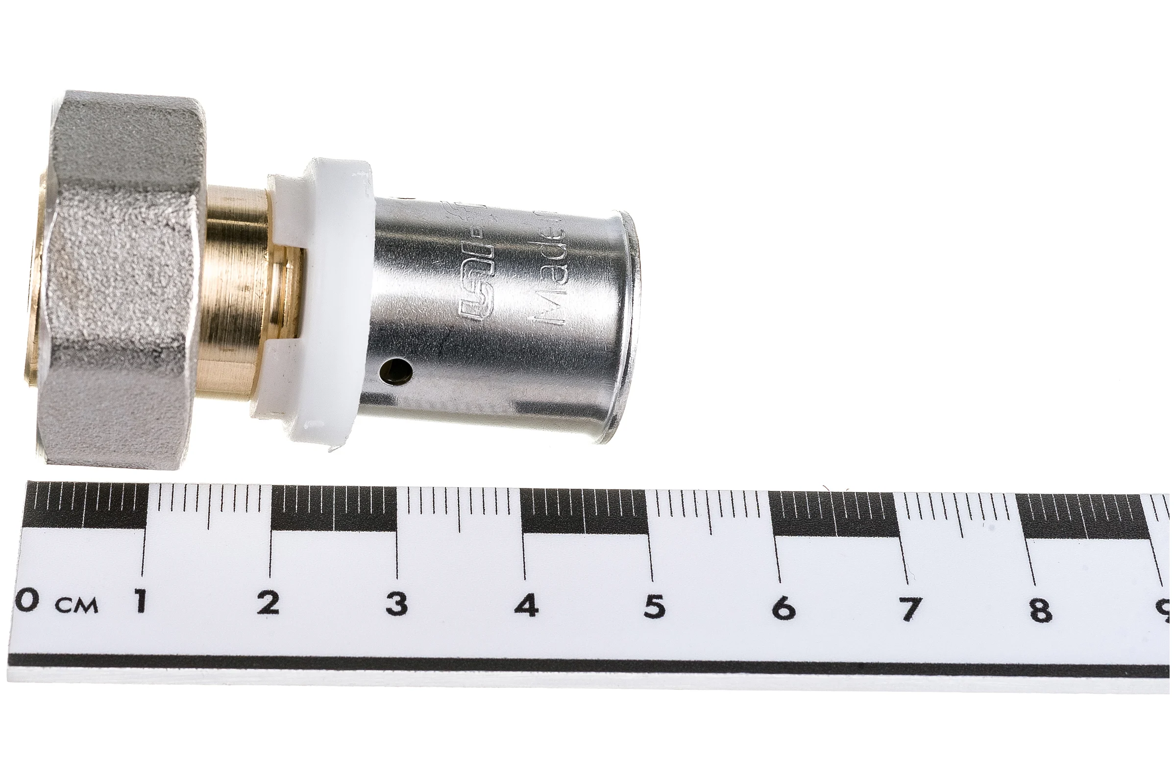 Пресс-муфта - В 16x3/4EK с накидной гайкой Uni-Fitt 713G6300