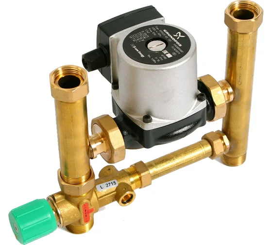 Насосно-смесительная группа 1" с насосом GRUNDFOS Uni-Fitt MULTIMIX 477G1500