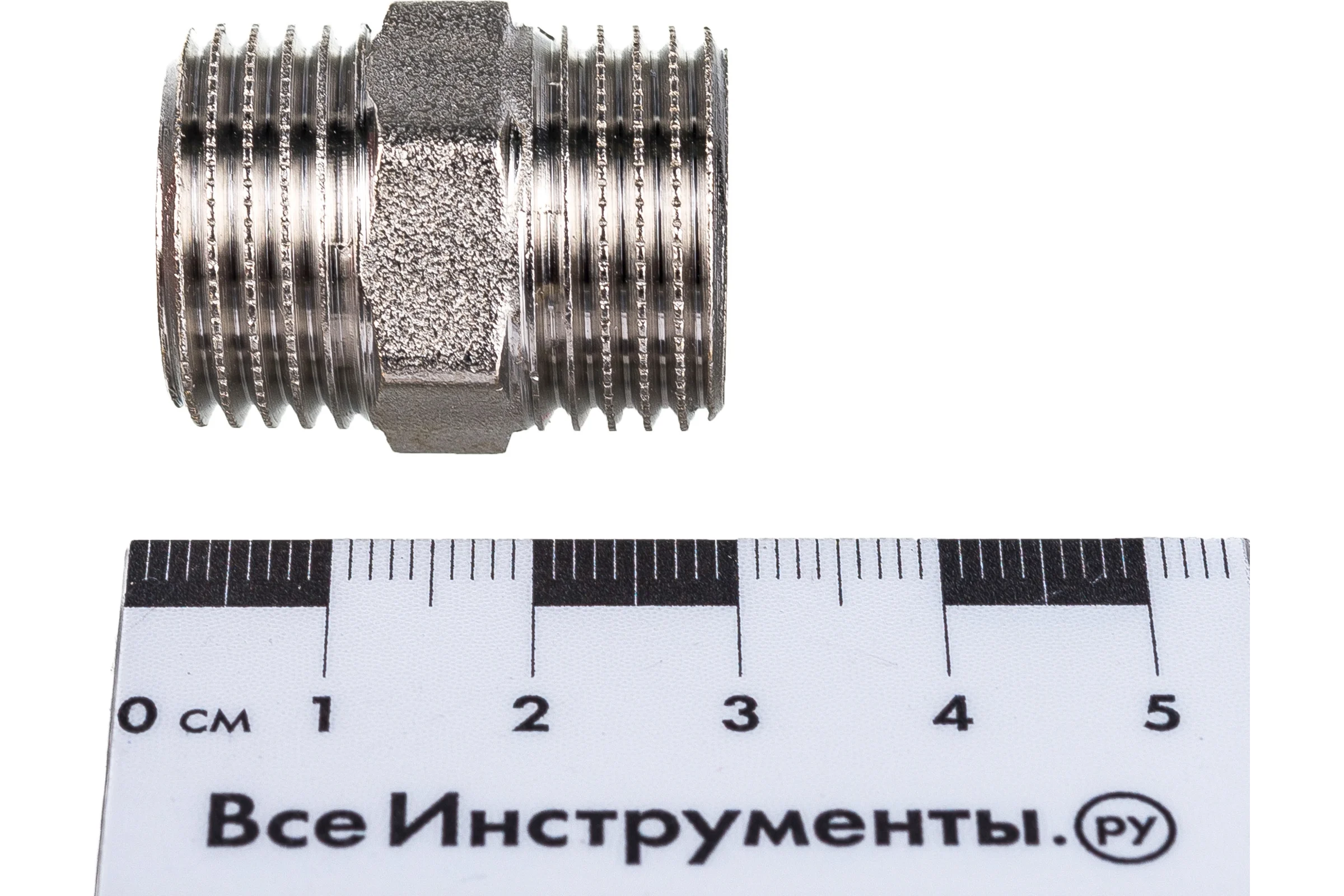 Ниппель 1/2 никелированный Uni-Fitt 600N2200