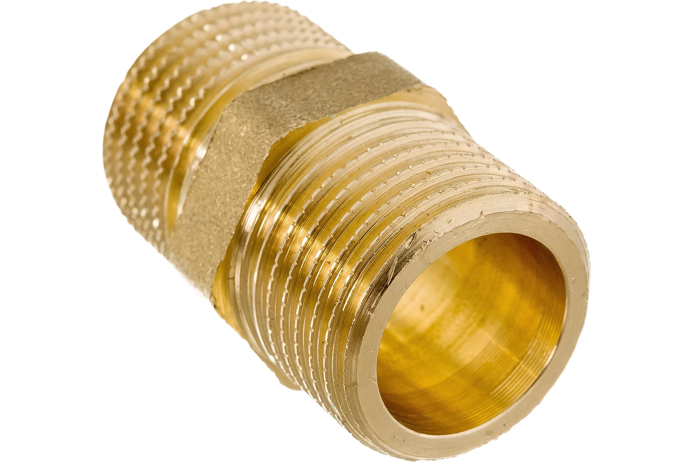 Удлиненный ниппель 1/2 латунный Uni-Fitt 601G2200