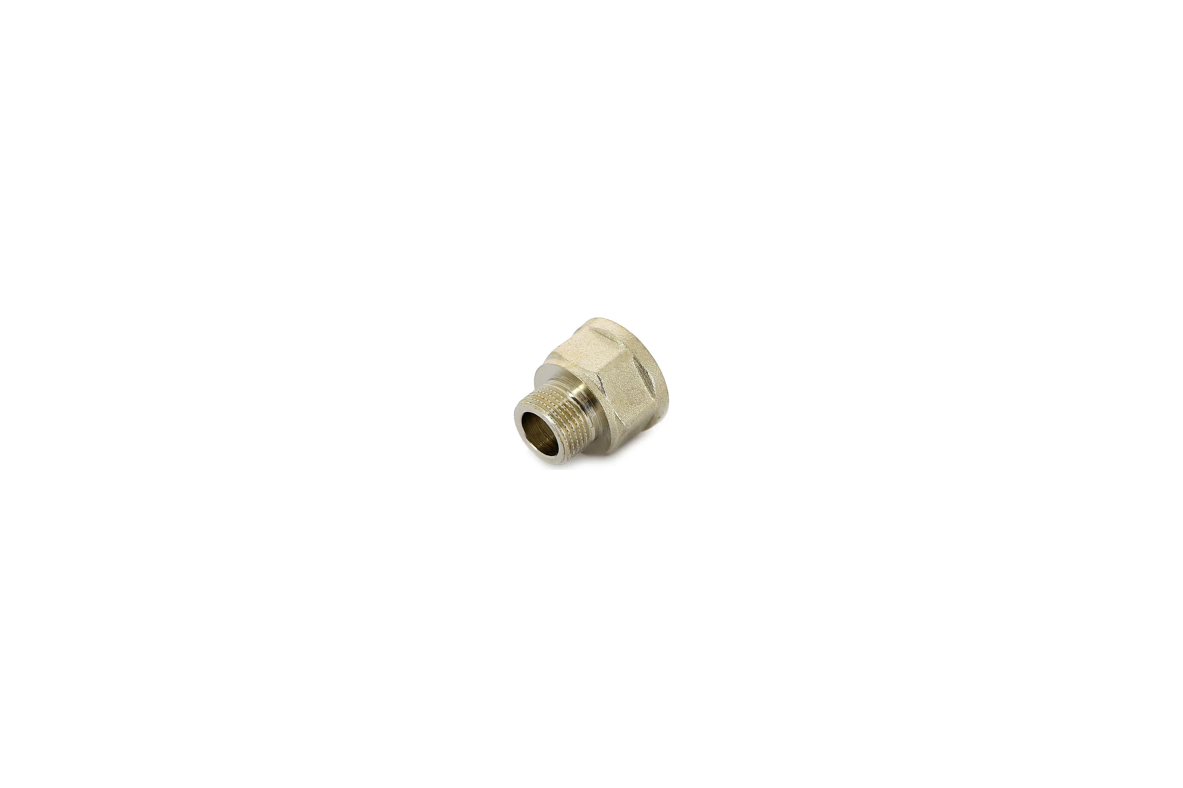 Переходник НВ 3/8mх1/2f никелированный Uni-Fitt 603N1200