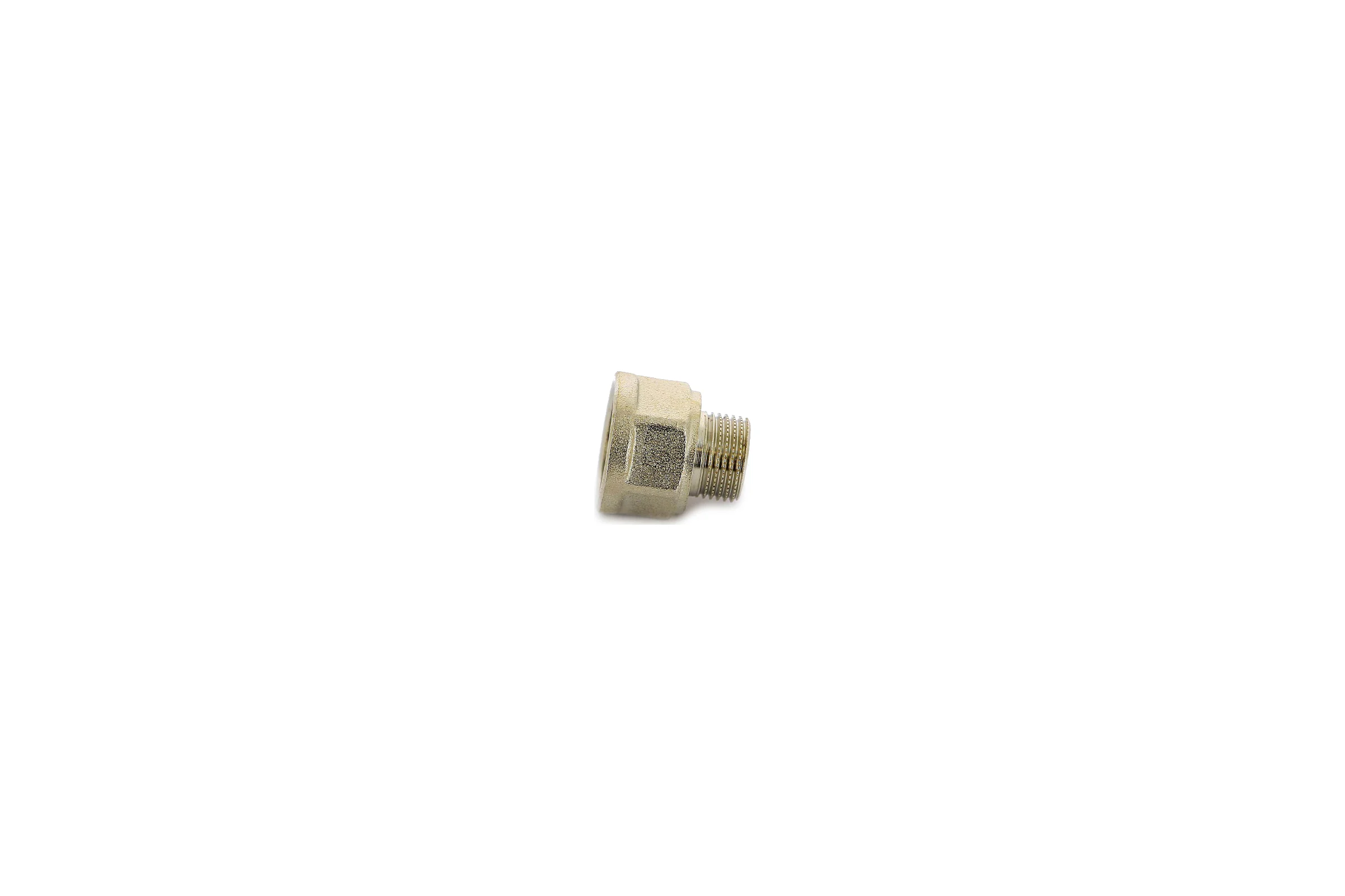 Переходник НВ 3/8mх1/2f никелированный Uni-Fitt 603N1200