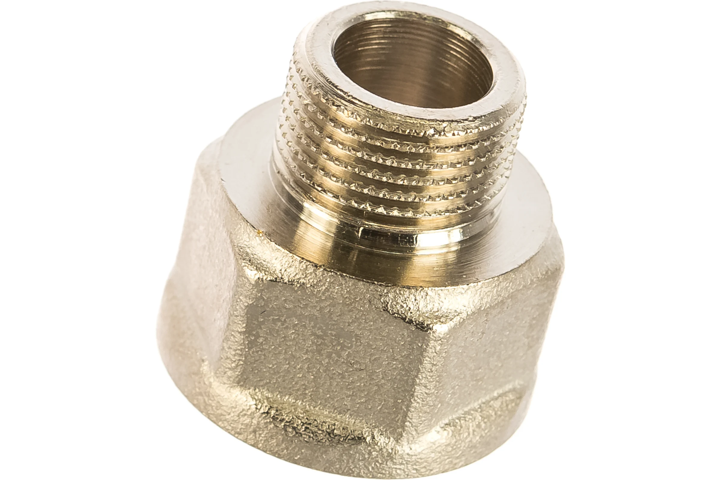Переходник НВ 3/8mх1/2f никелированный Uni-Fitt 603N1200