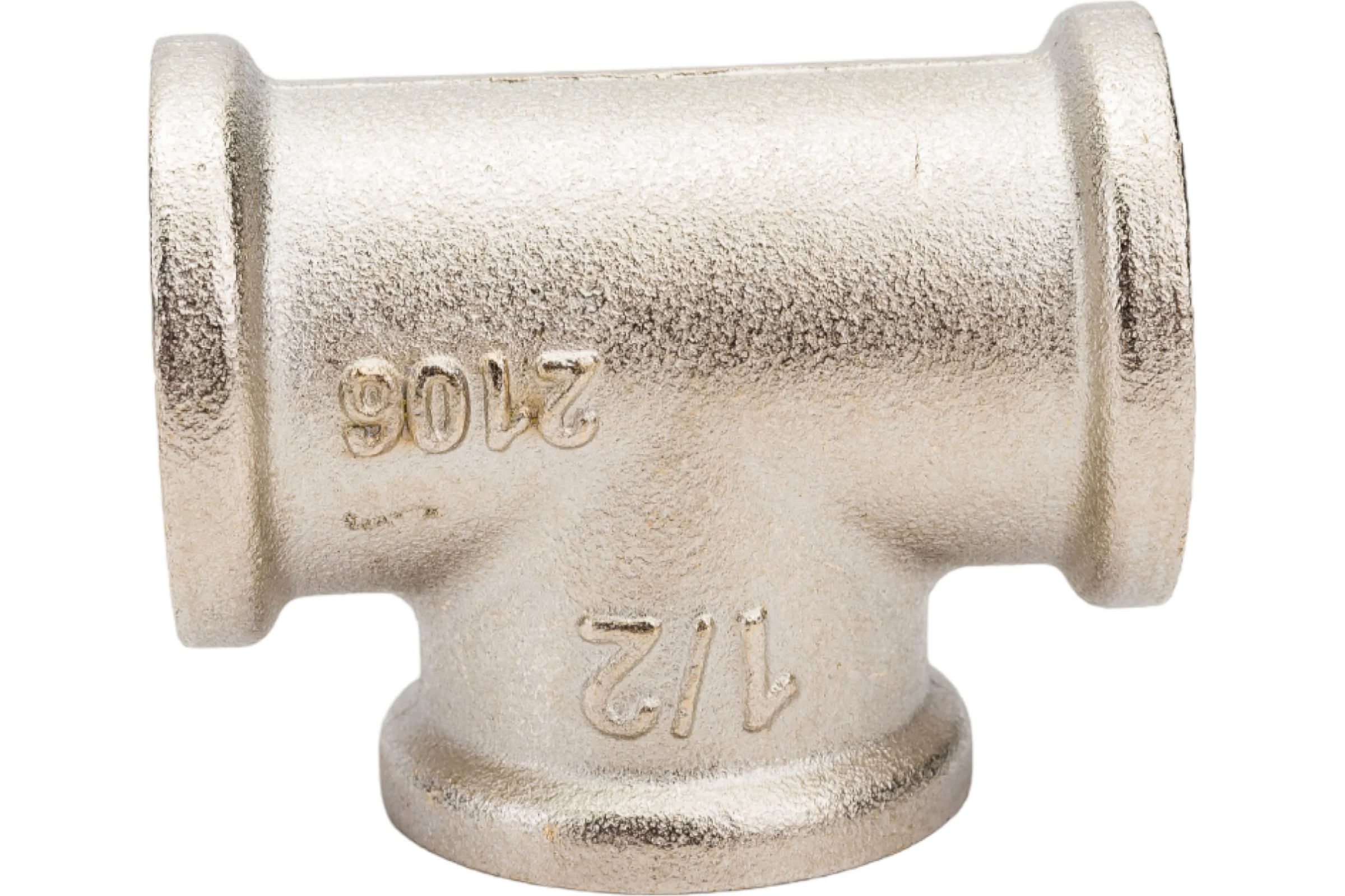 Тройник В 1/2 никелированный Uni-Fitt 615N2220