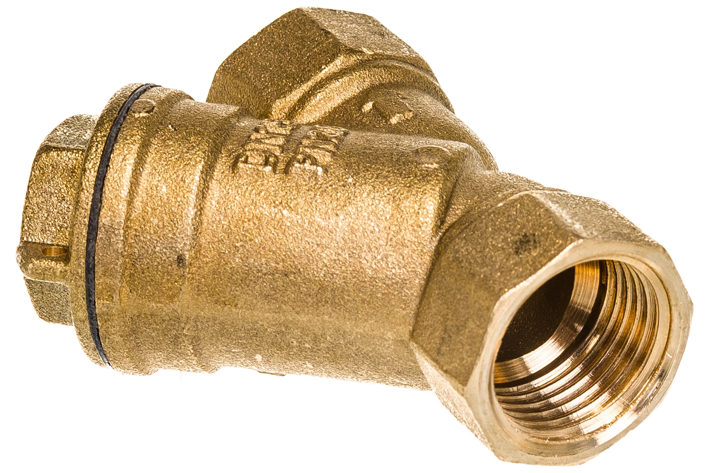 Косой фильтр 1/2 латунный с отверстием для пломбировки Uni-Fitt 211G2000