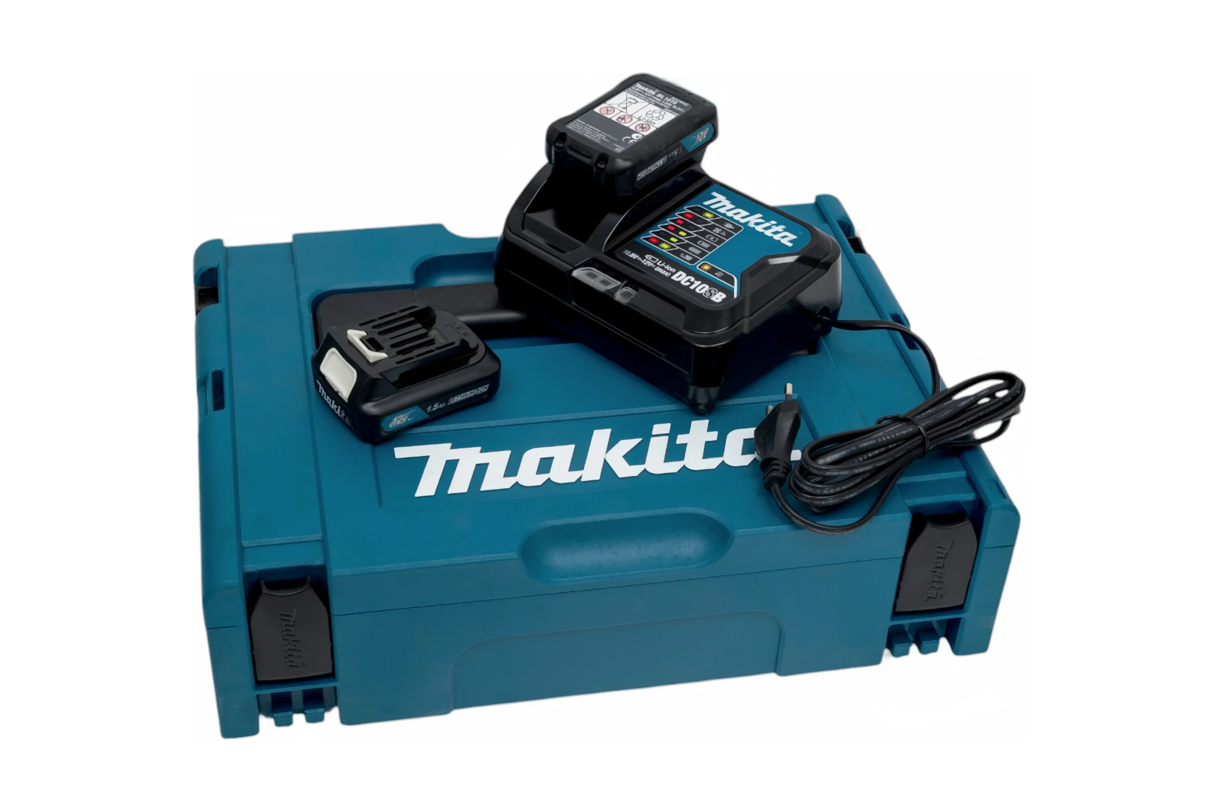 Набор PSK MKP1SY122 (2 аккумулятора BL1016, зарядное устройство DC10SB, кейс MAKPAC тип 1) Makita 197652-7