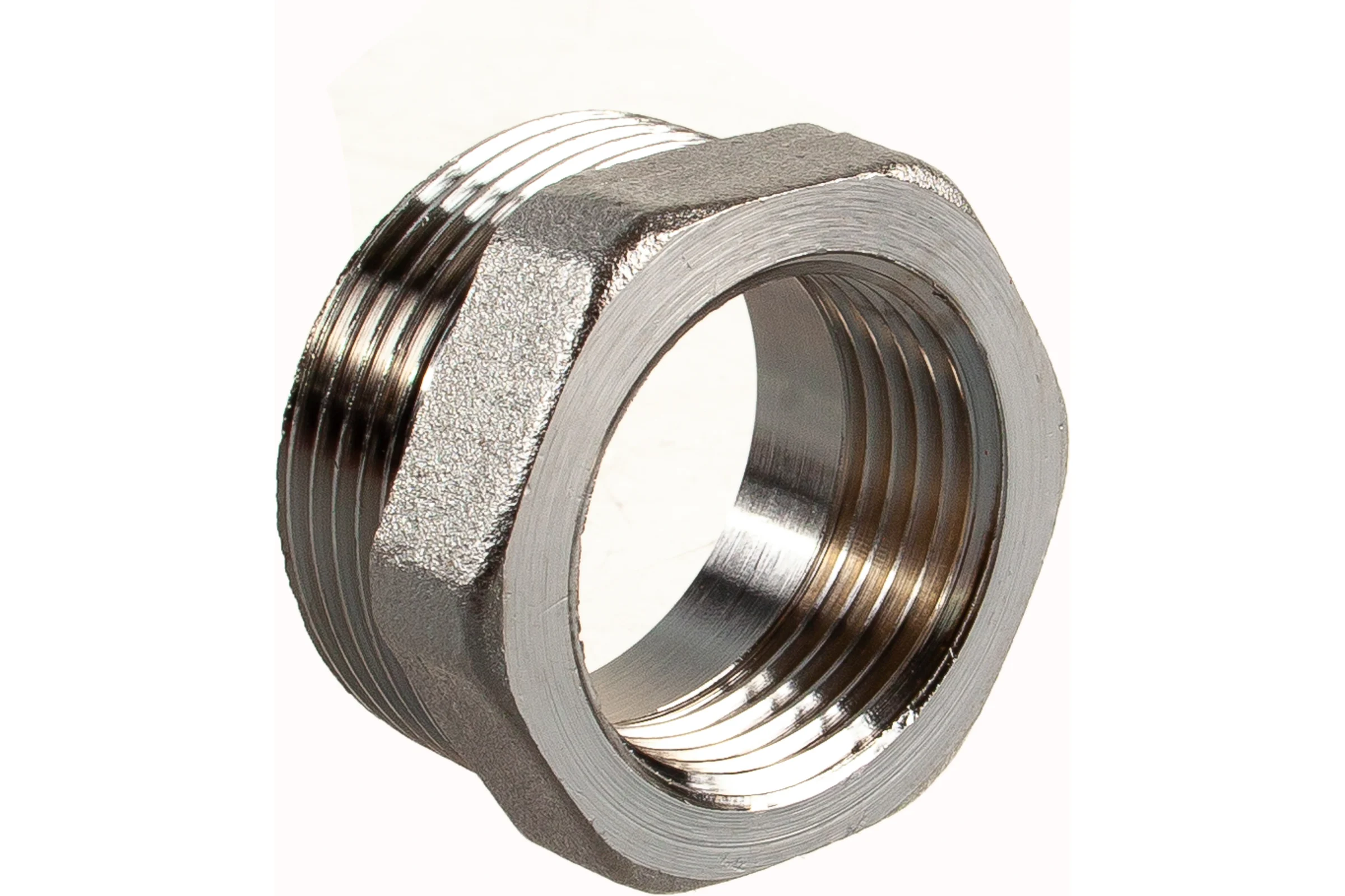 Футорка НВ 1-1/4х1 никелированная Uni-Fitt 604N5400