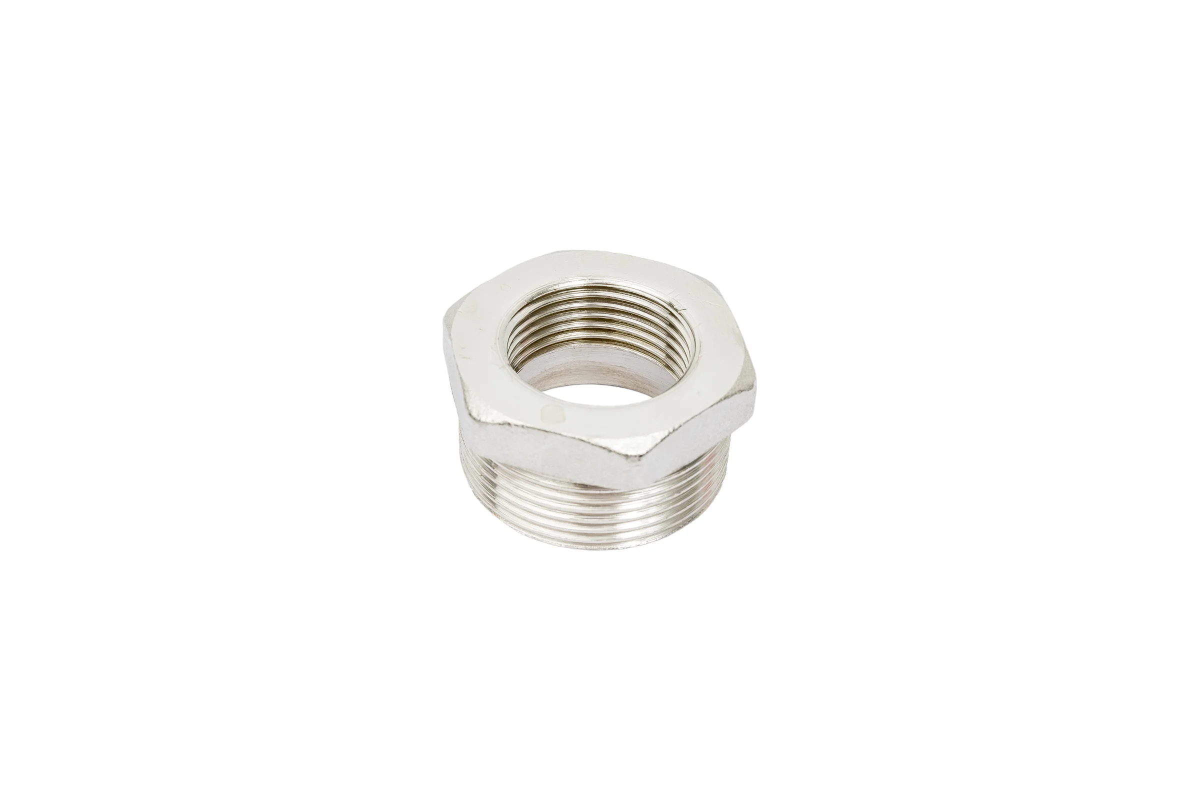 Футорка НВ 1-1/2х1 никелированная Uni-Fitt 604N6400