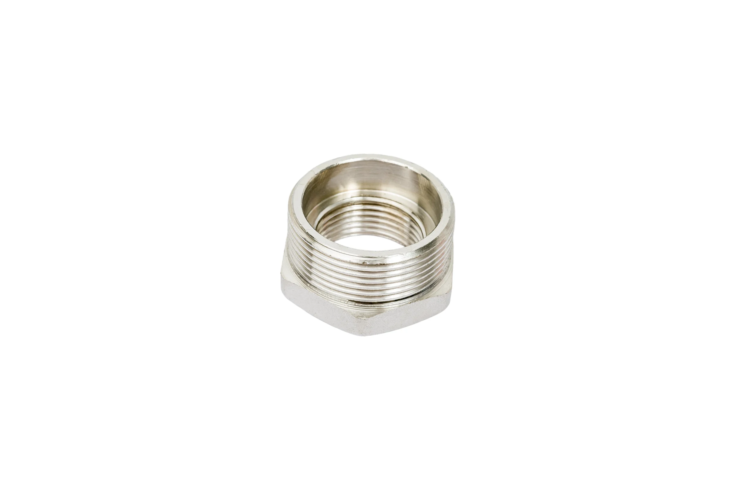 Футорка НВ 1-1/2х1 никелированная Uni-Fitt 604N6400