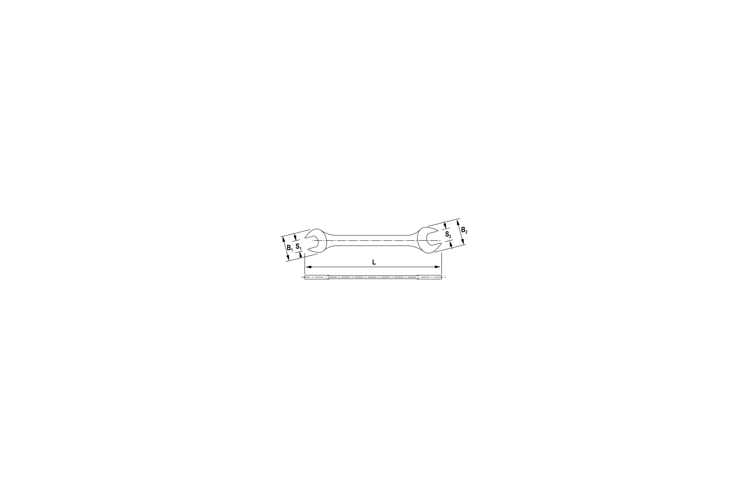 Рожковый ключ THORVIK OEW1213 12x13 мм 52004