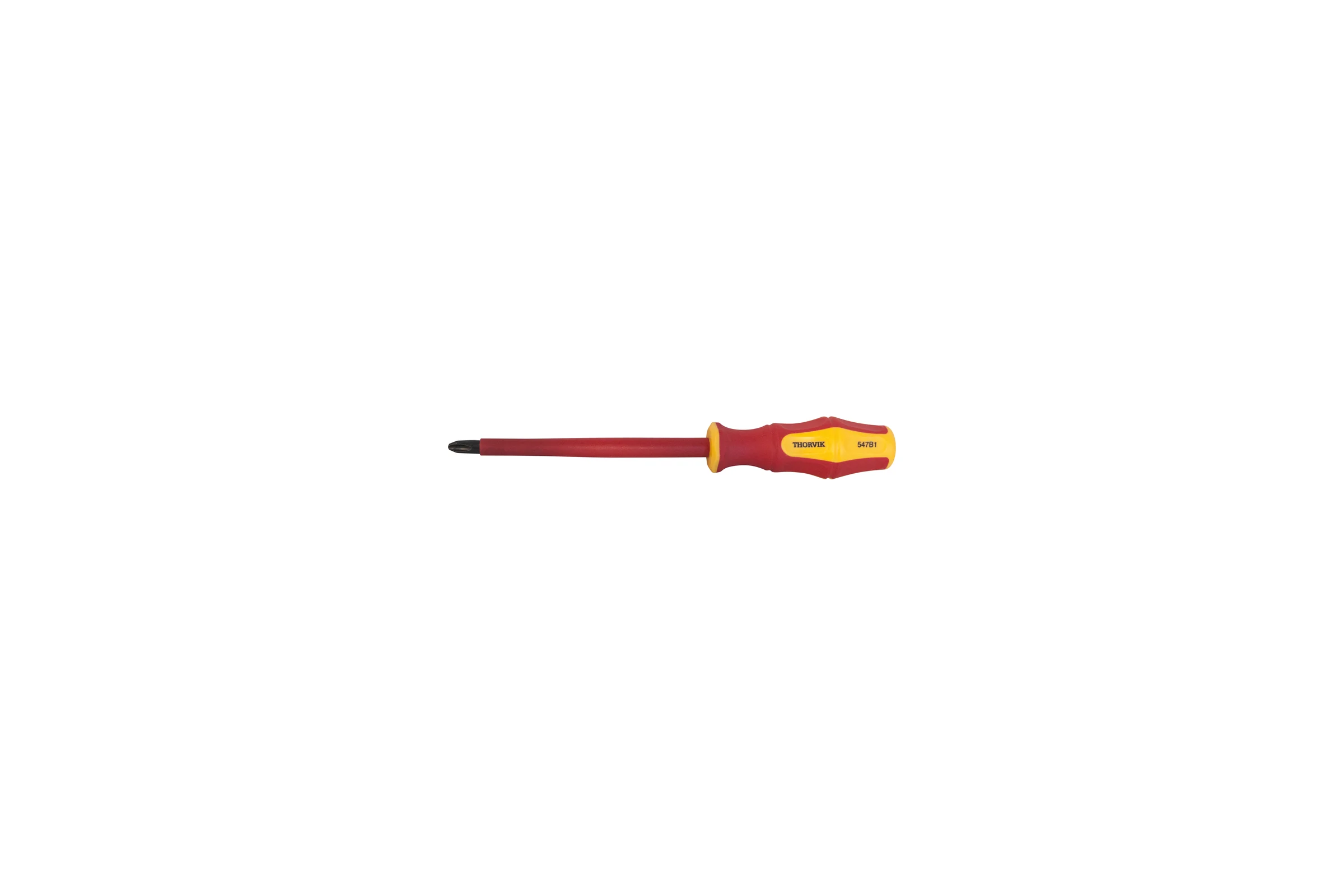 Крестовая диэлектрическая отвертка THORVIK SDPI060 PHILLIPS VDE 1000 v PH0x60 мм 52177