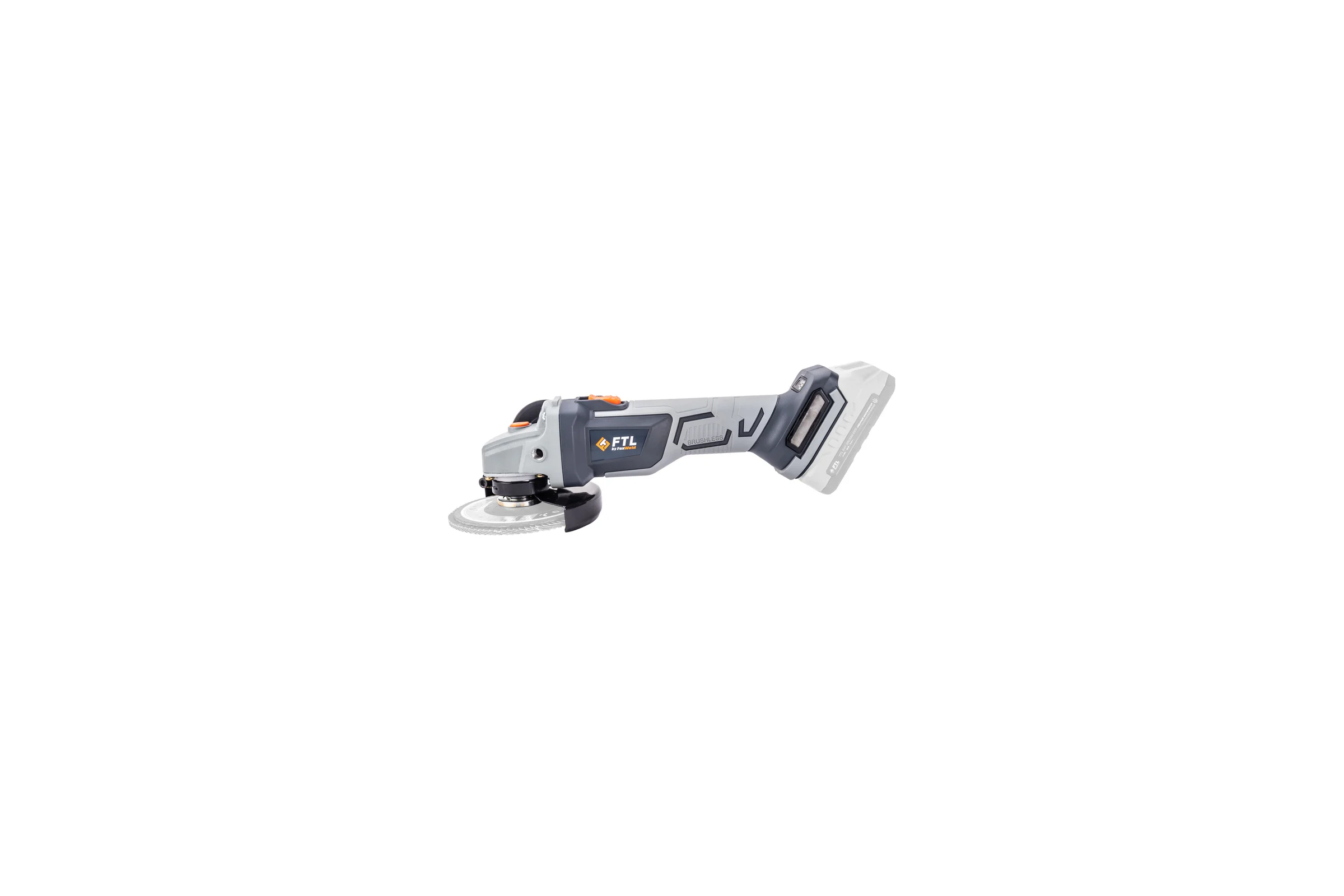 Аккумуляторная угловая шлифовальная машина FTL ag-x 125/20v Evo бесщеточный двигатель, 20 В, без АКБ 8049