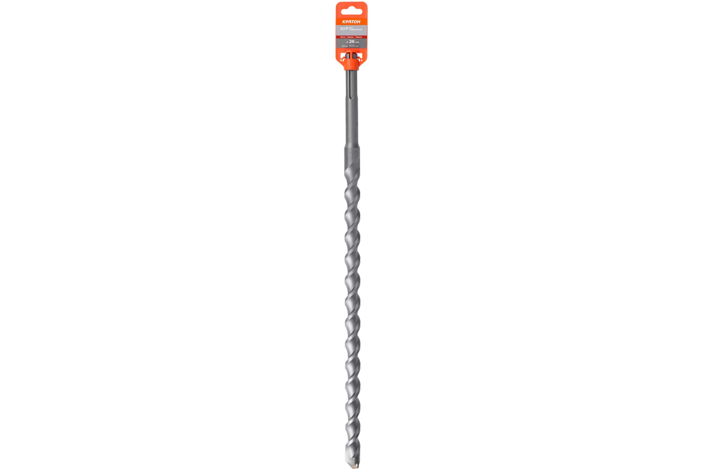 Бур Кратон SDS-max O26x600 мм 1 02 04 009