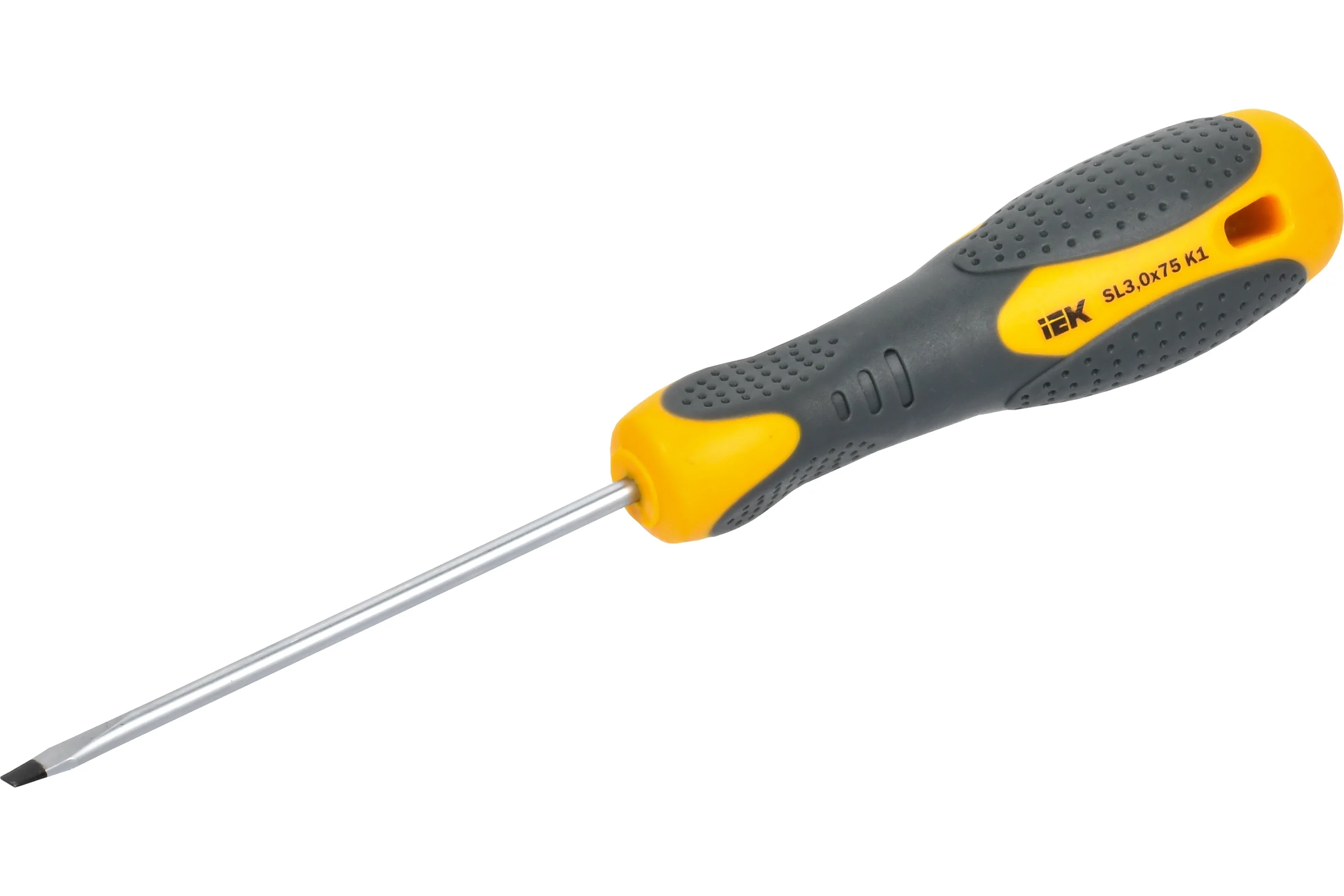 Отвертка IEK Arma2l 3 SL3,0x75 k1 A2L3-SC10-K1-SL-30-075