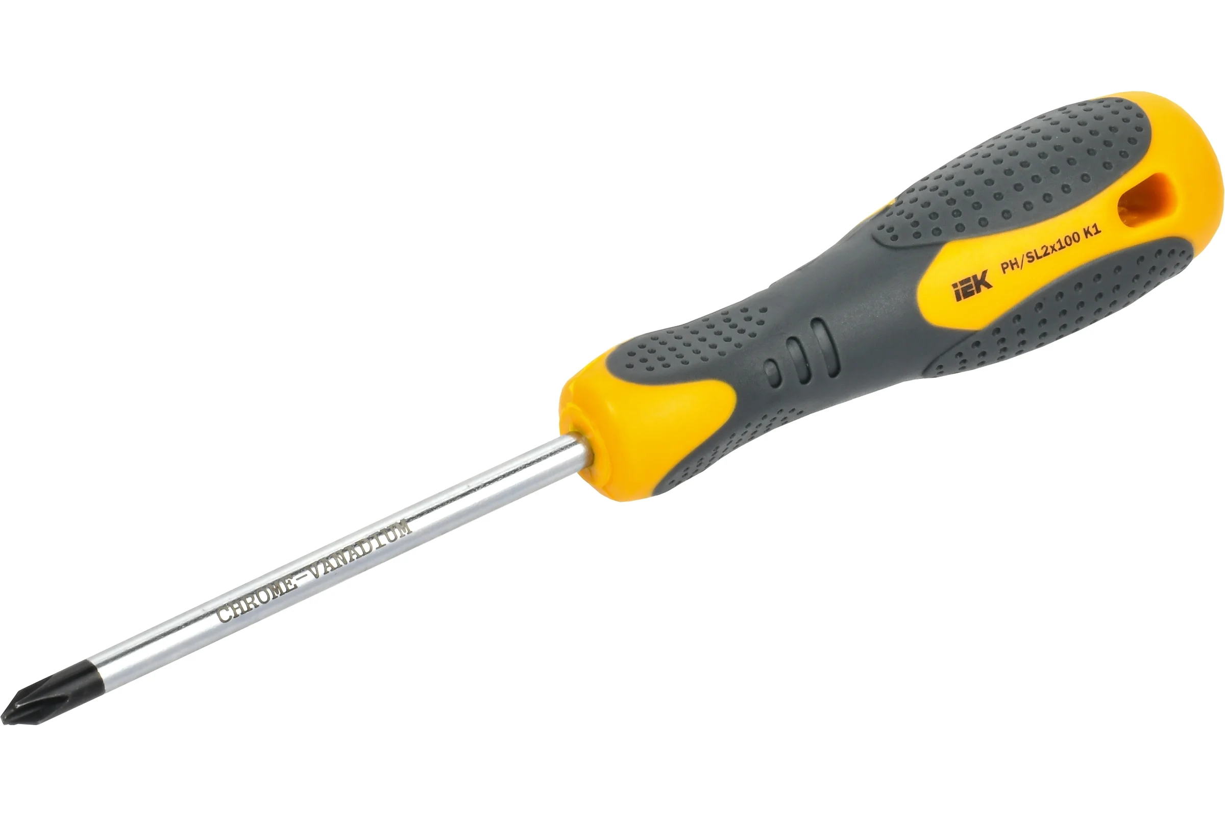 Отвертка IEK Arma2l 3 PH/SL2x100 k1 A2L3-SC10-K1-HS-20-100