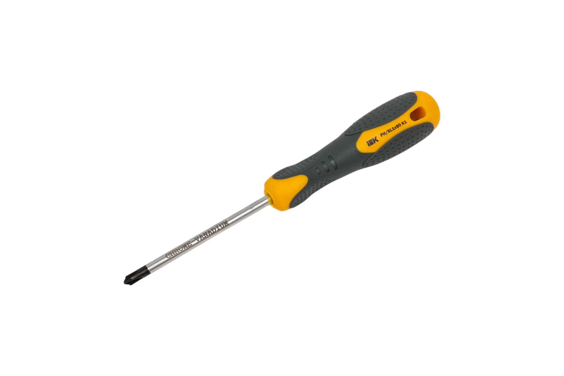 Отвертка IEK Arma2l 3 PH/SL1x80 k1 A2L3-SC10-K1-HS-10-080