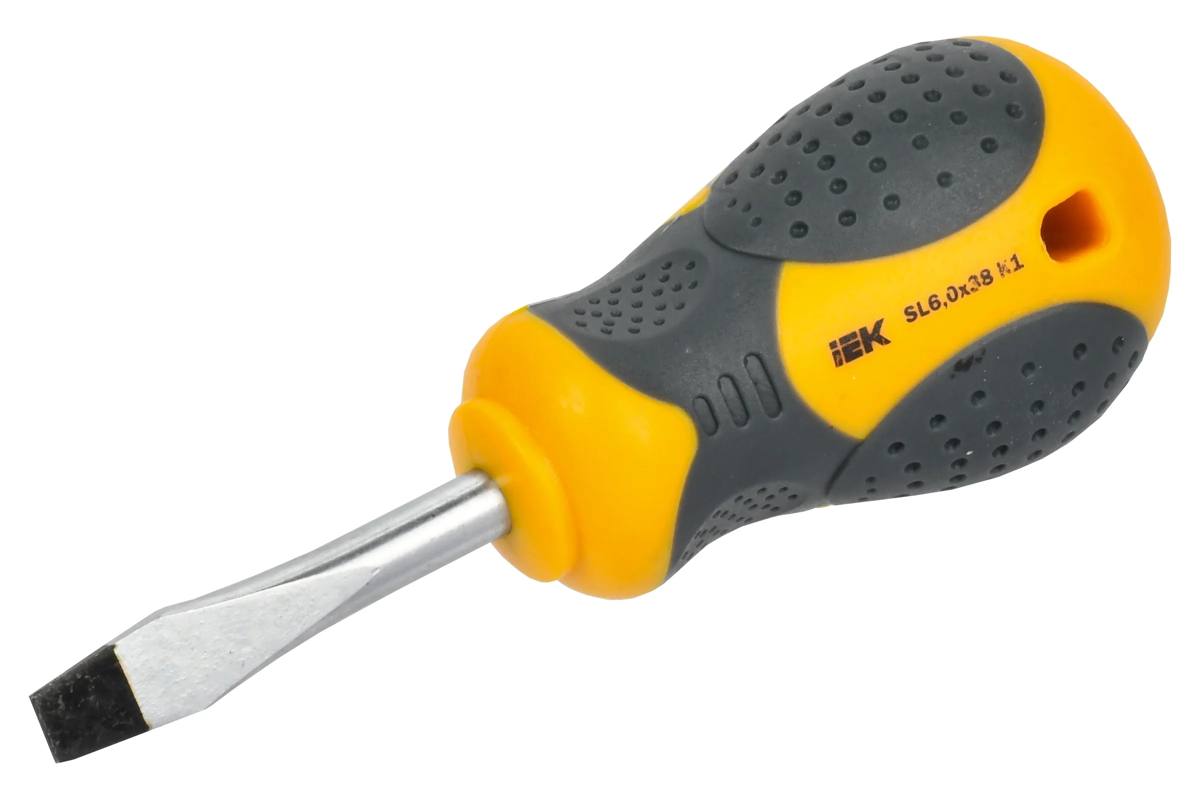 Отвертка IEK Arma2l 3 SL6,0x38 k1 A2L3-SC10-K1-SL-60-038