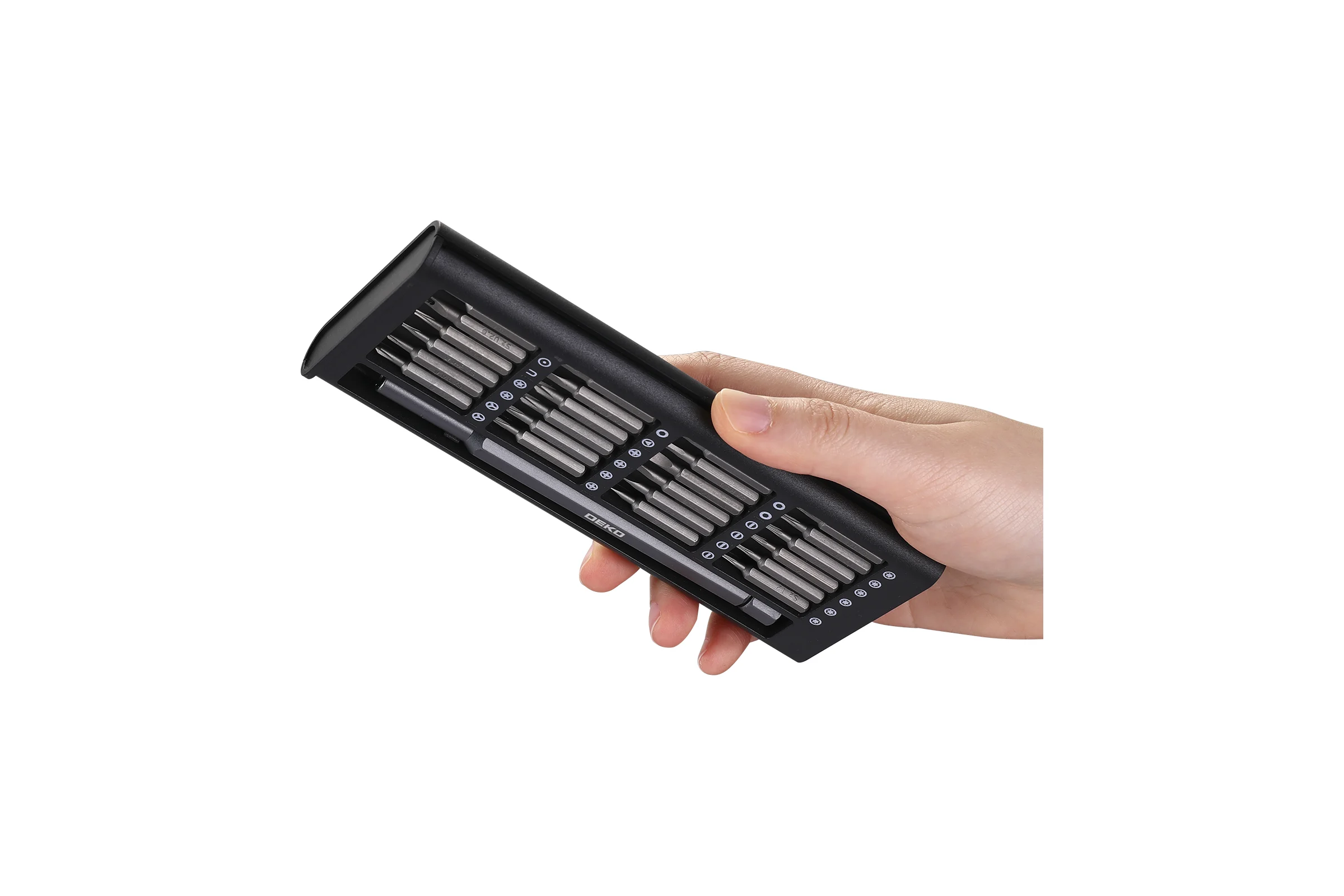 Прецизионная магнитная отвертка с набором бит DEKO BS25-1 25 в 1 065-0996