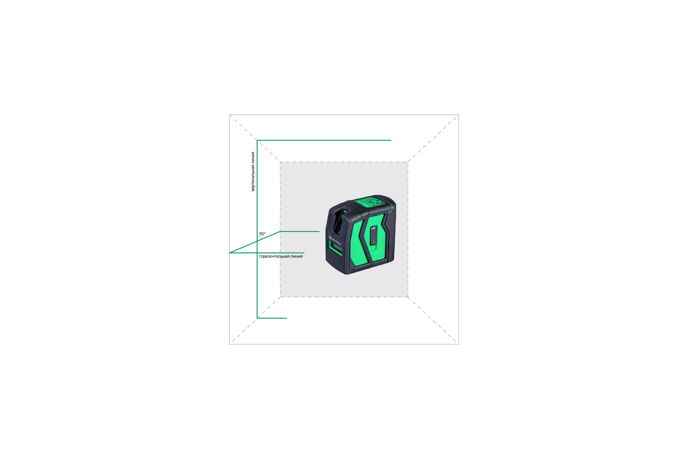 Лазерный уровень Instrumax ELEMENT 2D GREEN IM0119