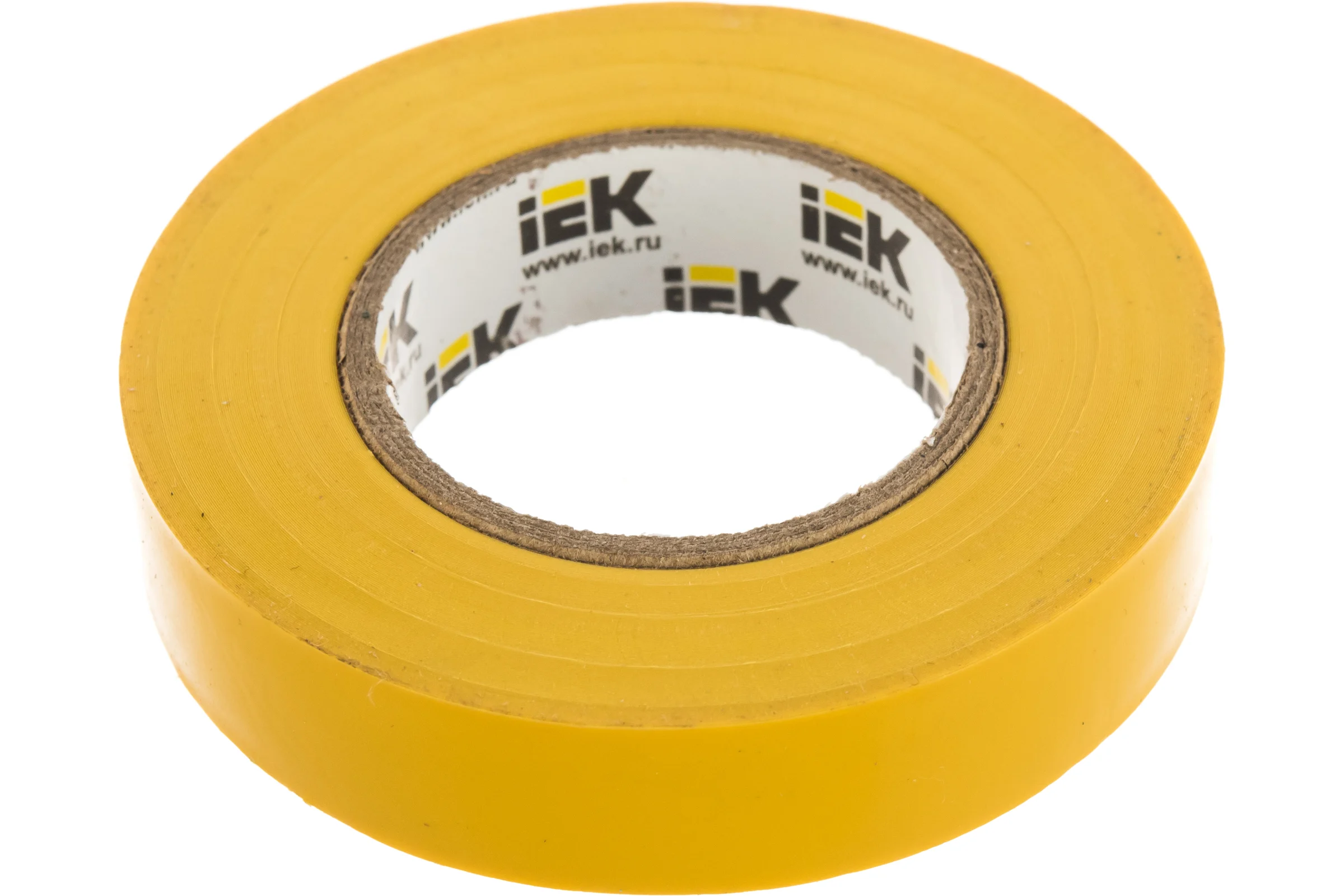 Изолента ПВХ 15мм, 20м, желтая IEK ИЭК UIZ-13-10-K05