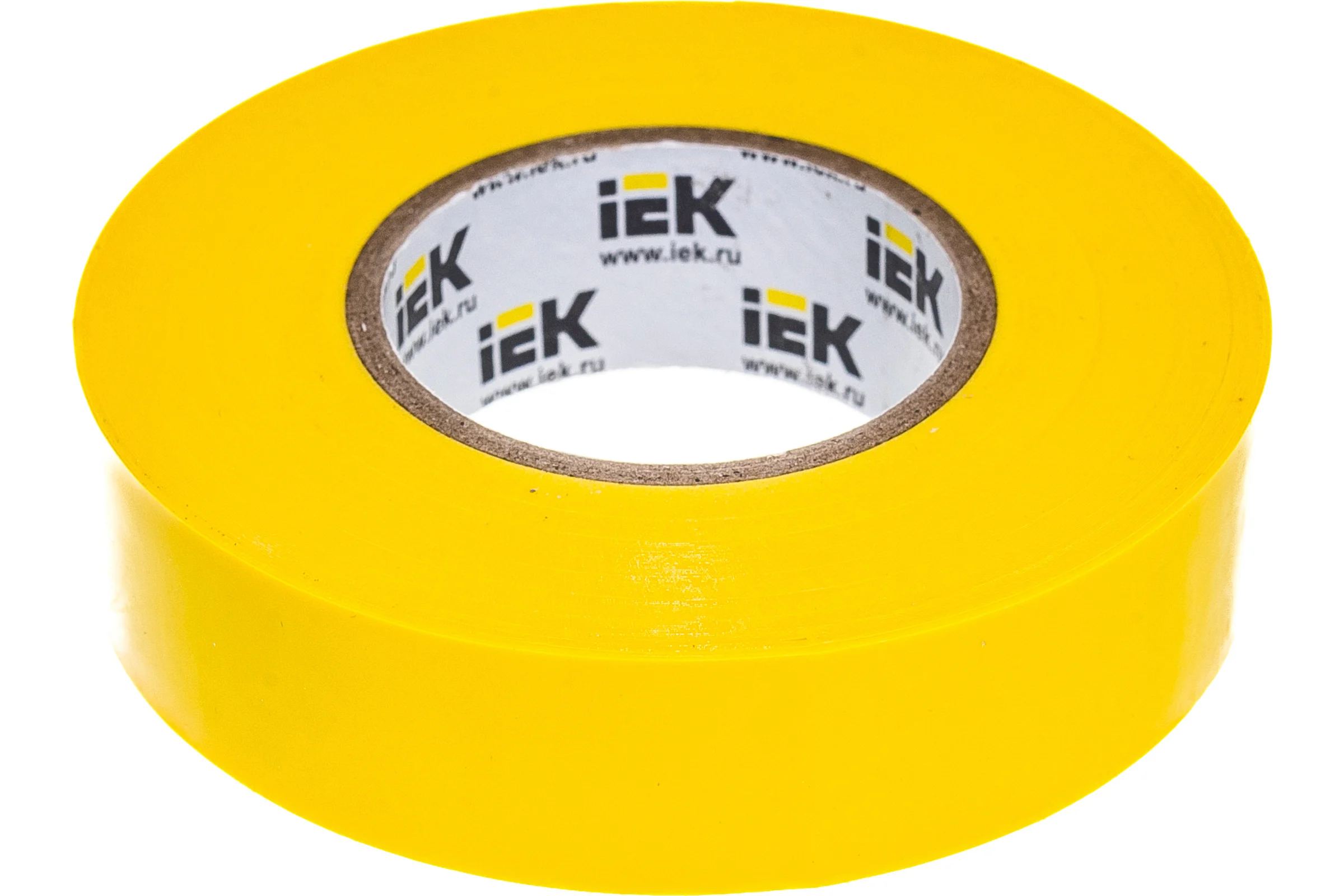 Изолента ПВХ 19мм, 20м, желтая IEK ИЭК UIZ-20-10-K05