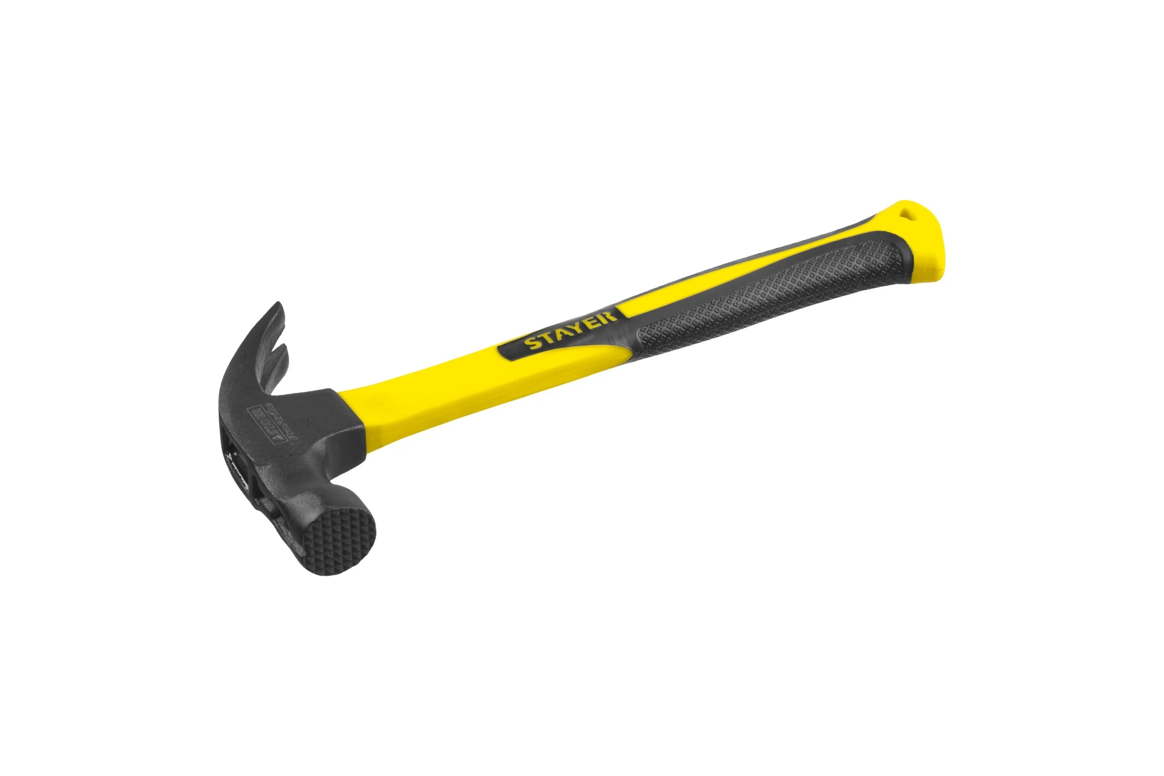 Молоток-гвоздодер с магнитом и фибергласовой рукояткой 450г Stayer PROFESSIONAL 2027-450