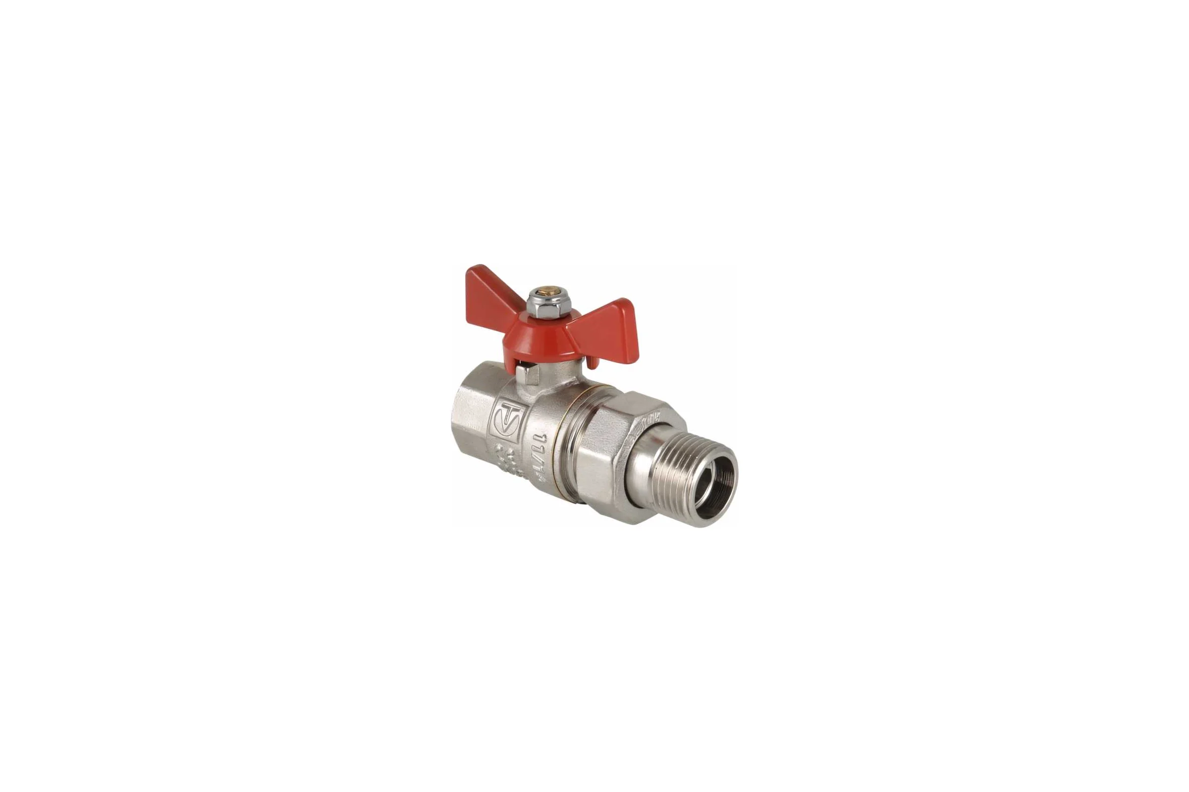 Шаровой кран с полусгоном Valtec BASE 3/4" внутренняя-наружная VT.227.N.05
