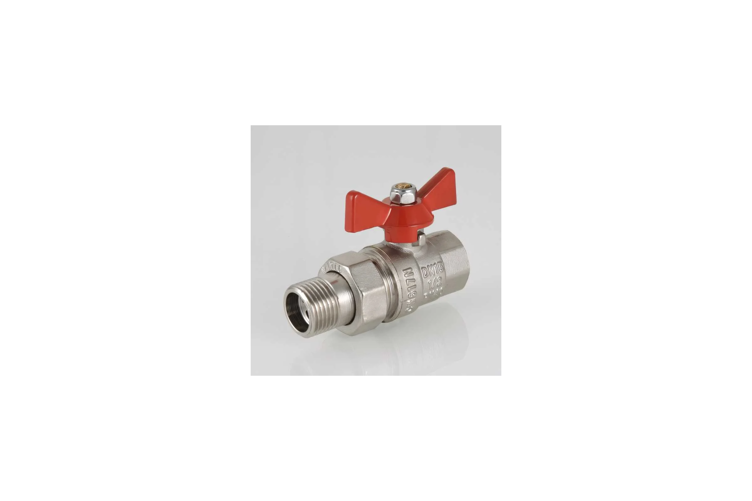 Шаровой кран с полусгоном Valtec BASE 3/4" внутренняя-наружная VT.227.N.05