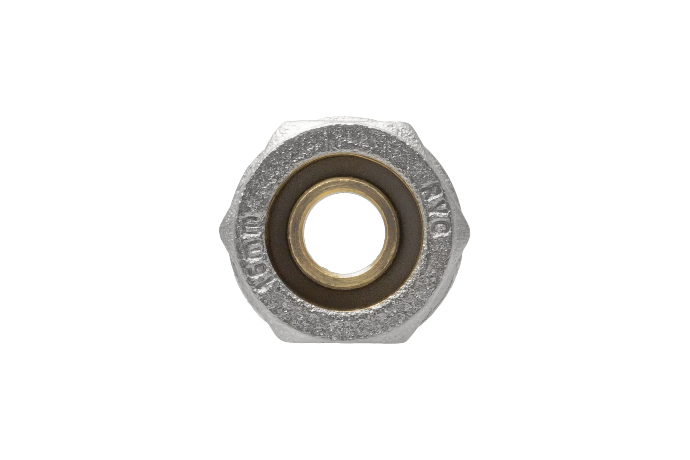 Соединитель патрубок 16х1/2" ц/г Rvc RC 00645