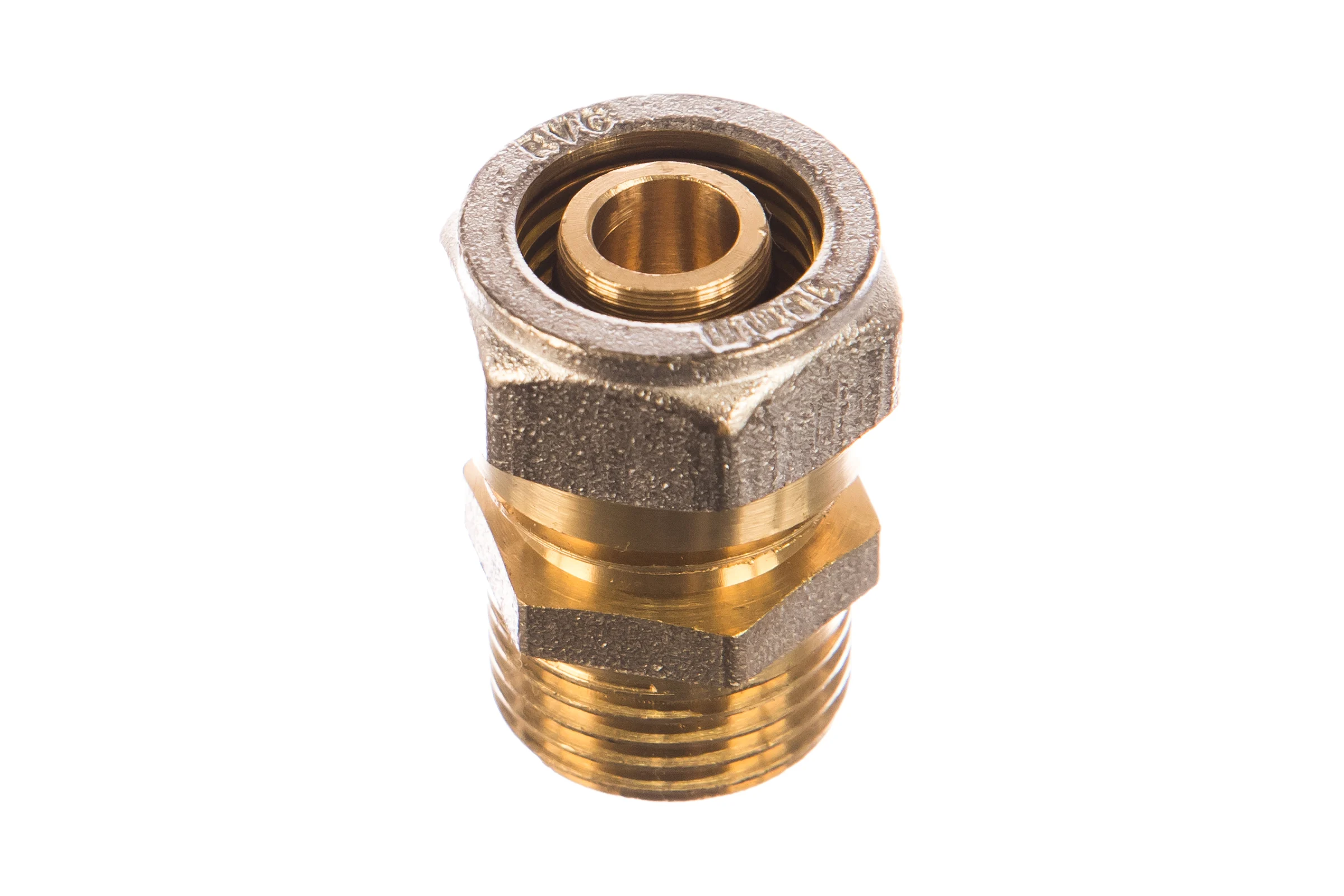 Соединитель патрубок 16х1/2" ц/ш Rvc RC 00656