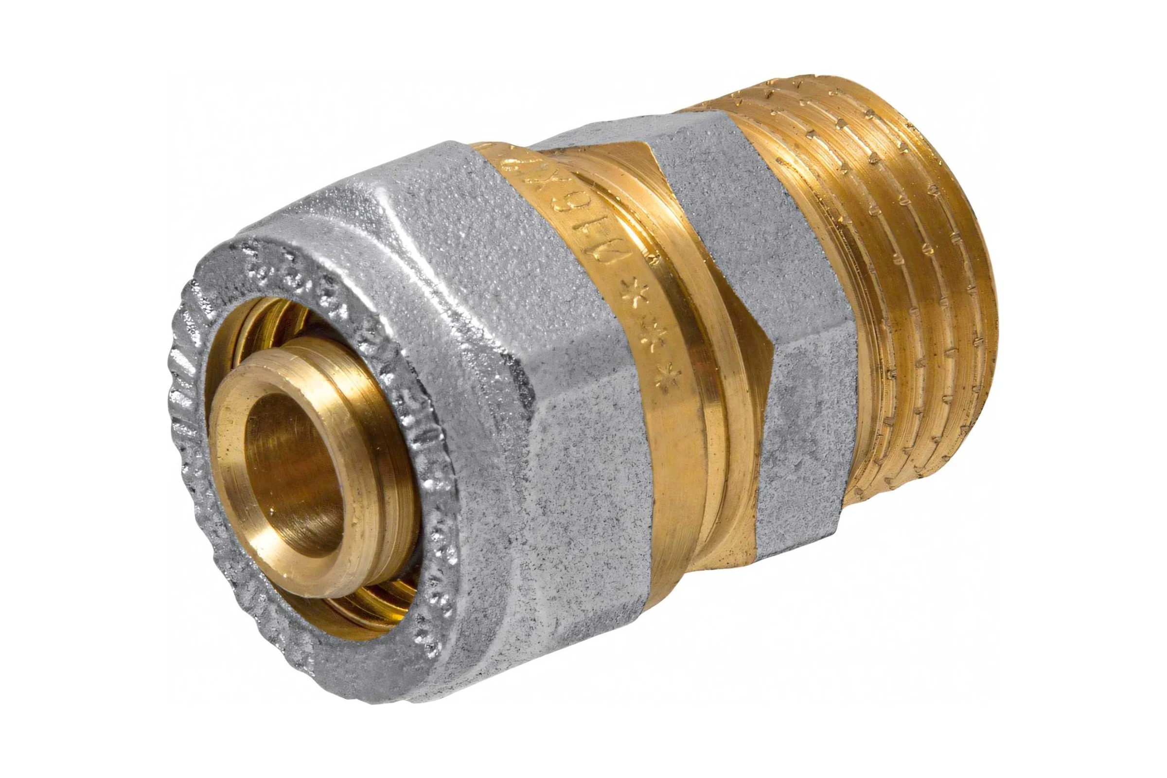 Соединитель патрубок 16х1/2" ц/ш Rvc RC 00656