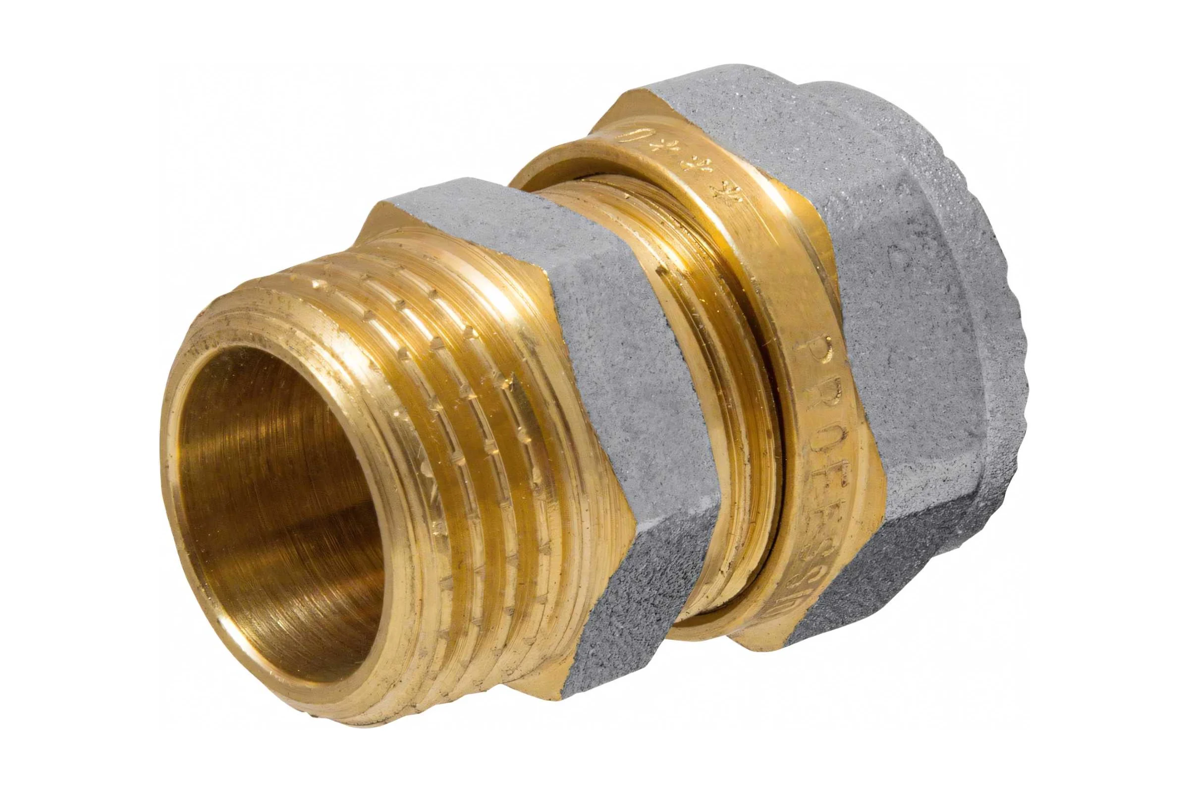 Соединитель патрубок 16х1/2" ц/ш Rvc RC 00656