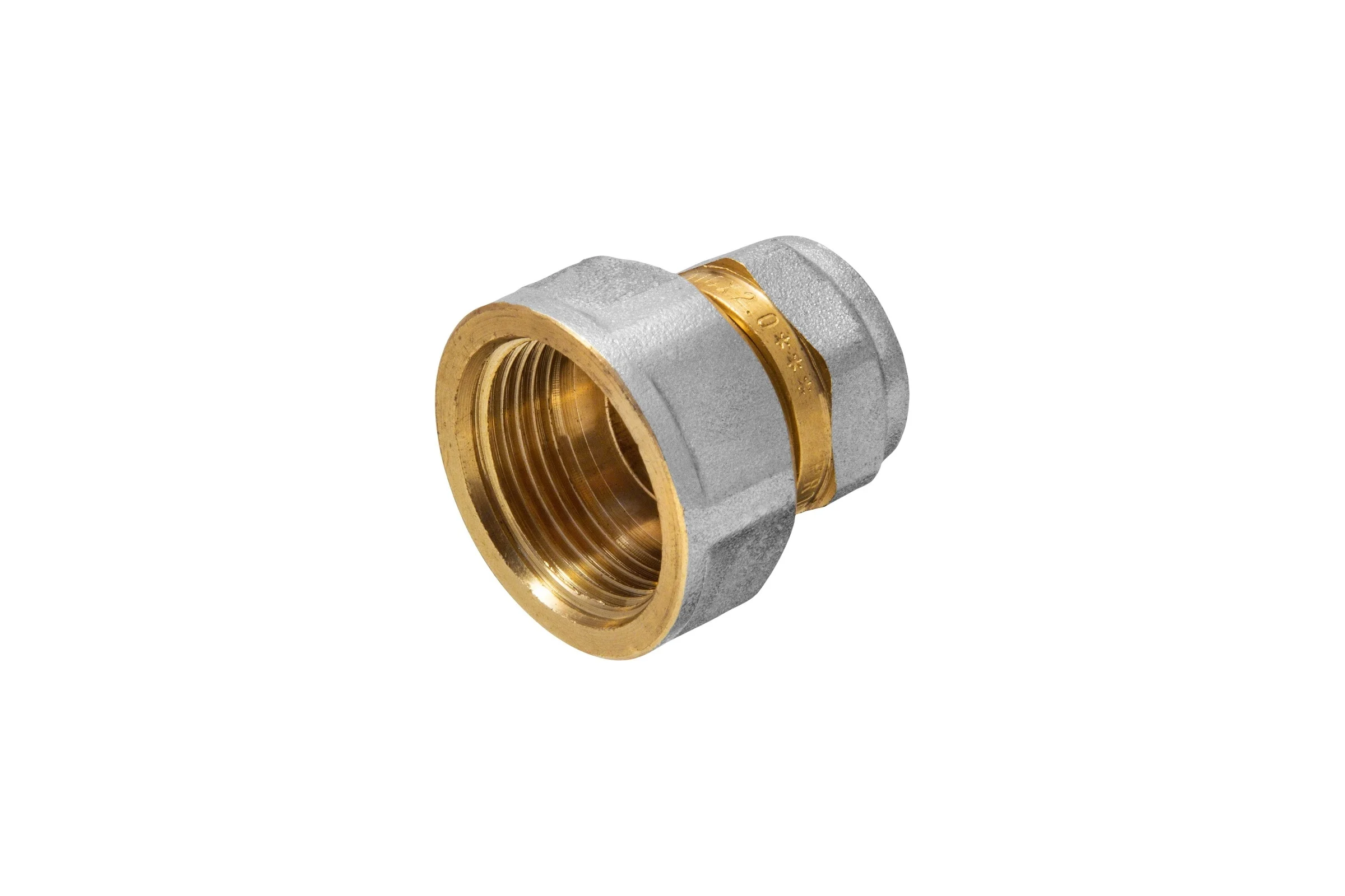 Соединитель патрубок 16х3/4" ц/г Rvc RC 00646